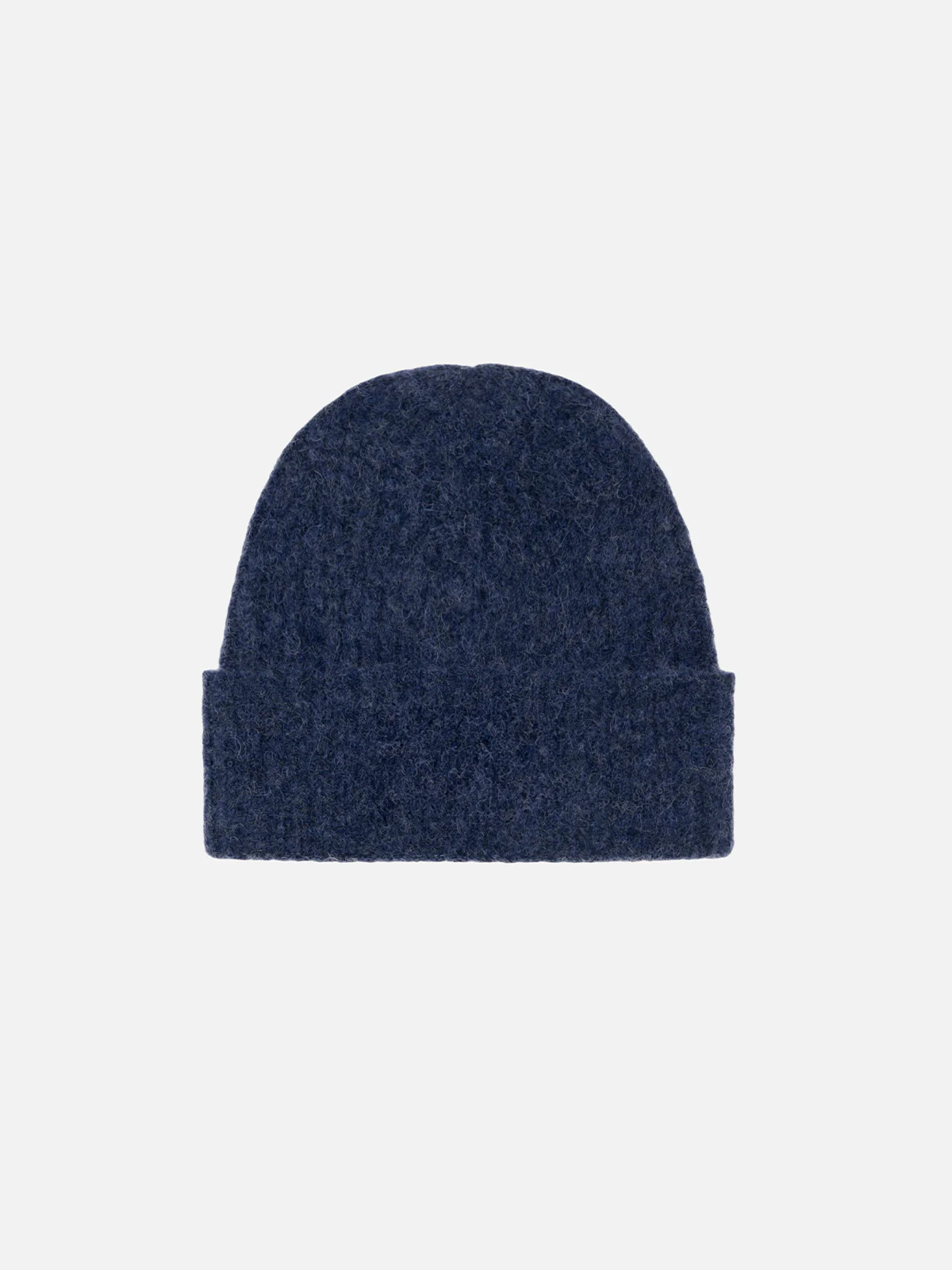 Wengen navy blue stretch alpaca hat - Image 2