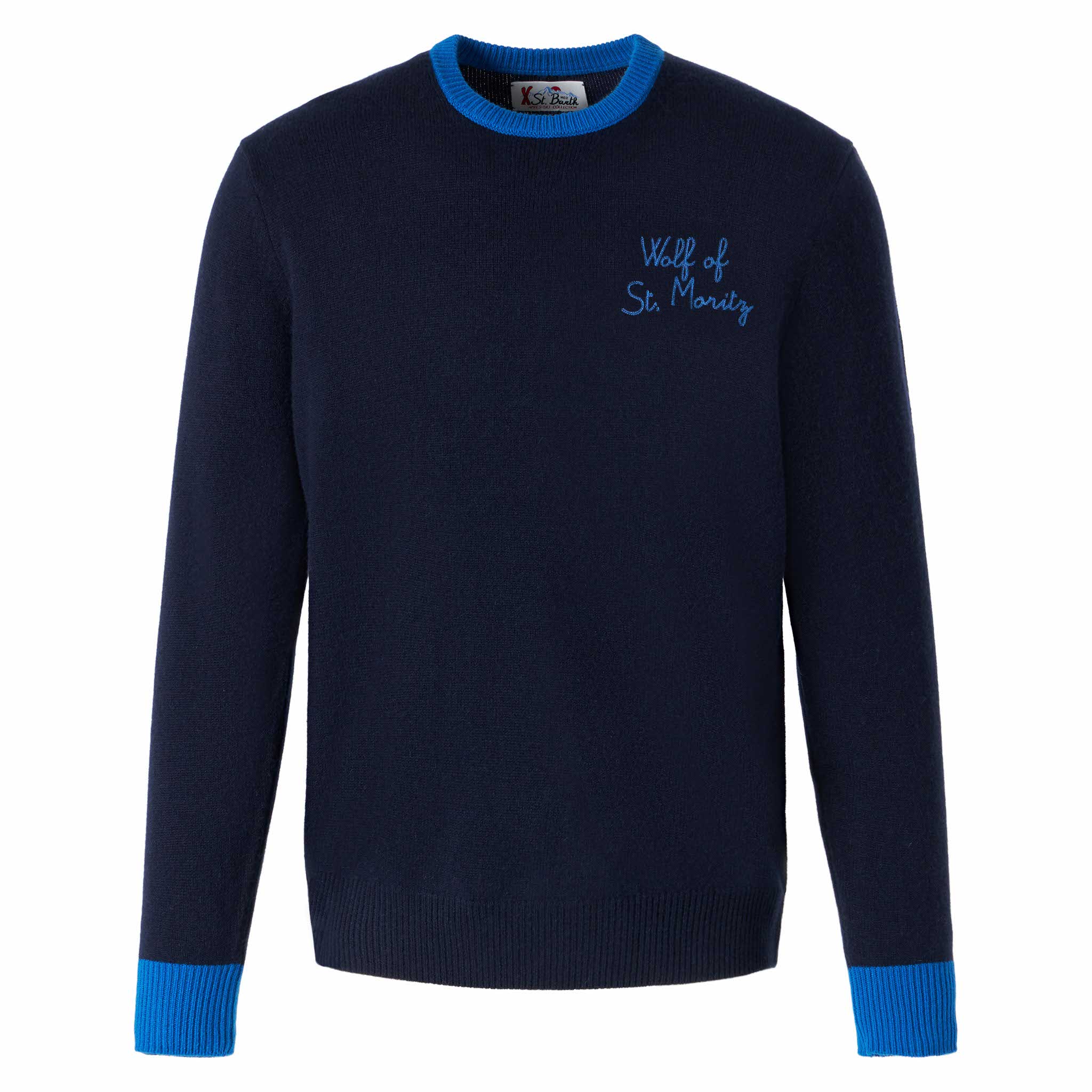 Heron Wolf of St. Moritz embroidered sweater - Image 5