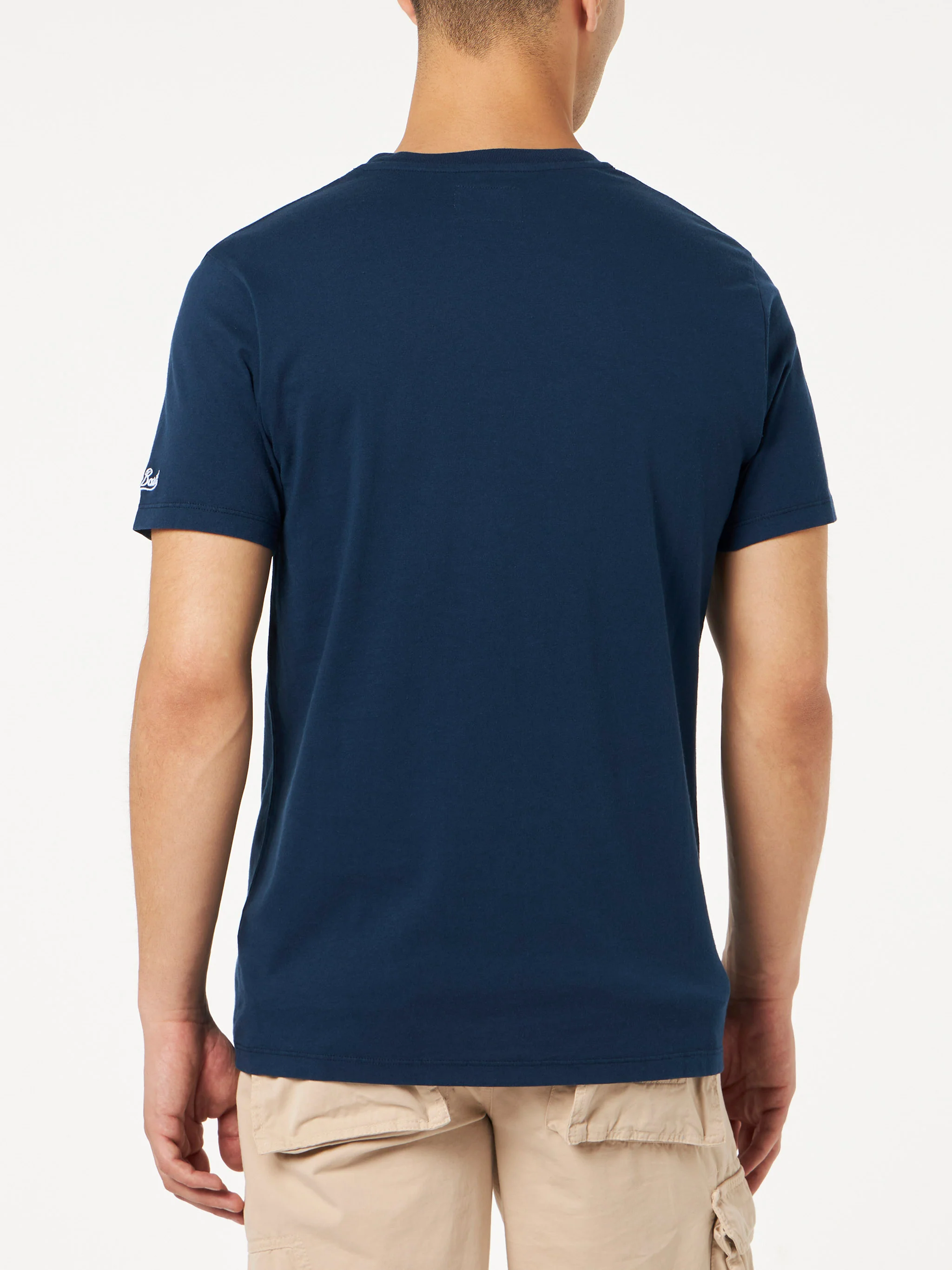 Navy Jack St. Barth Padel Club T-shirt - Image 4