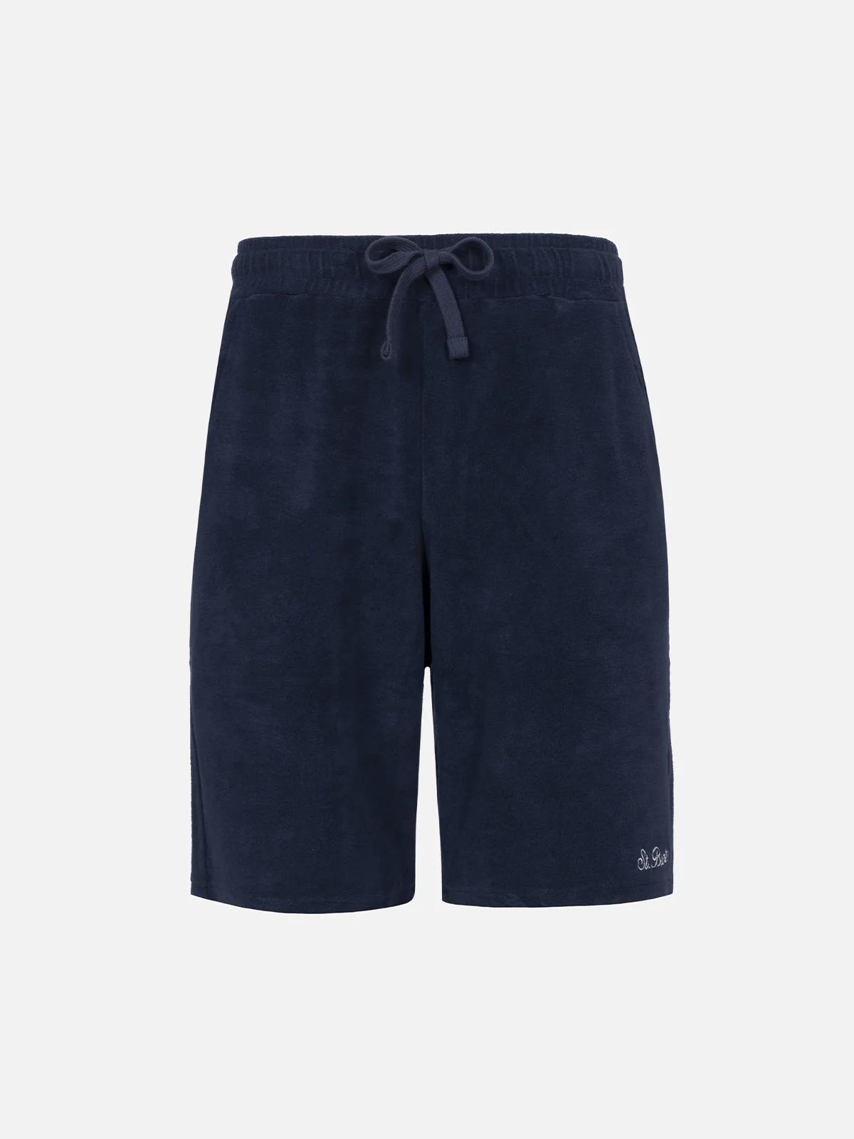 Randle Sponge navy blue terry bermuda shorts - Image 4