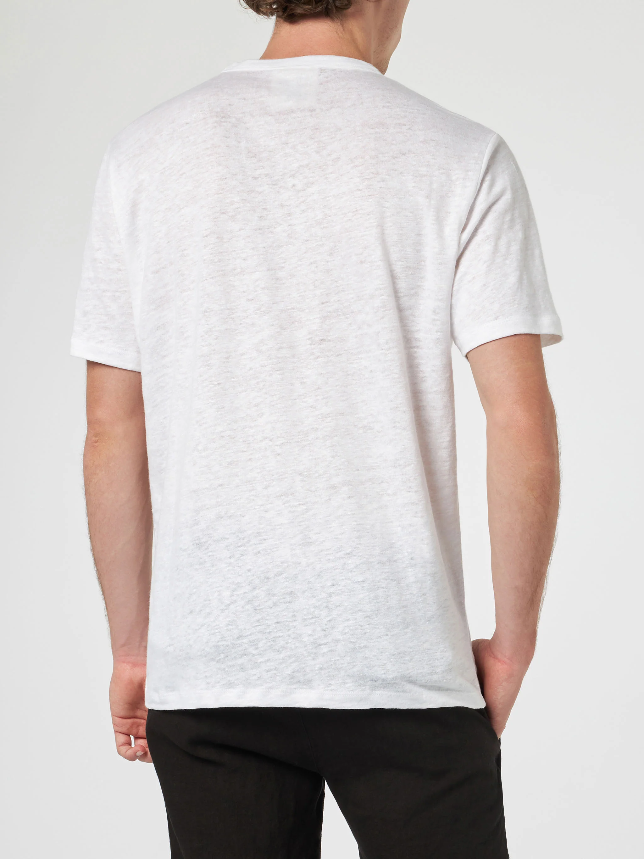 Ecstasea off-white linen jersey t-shirt - Image 4
