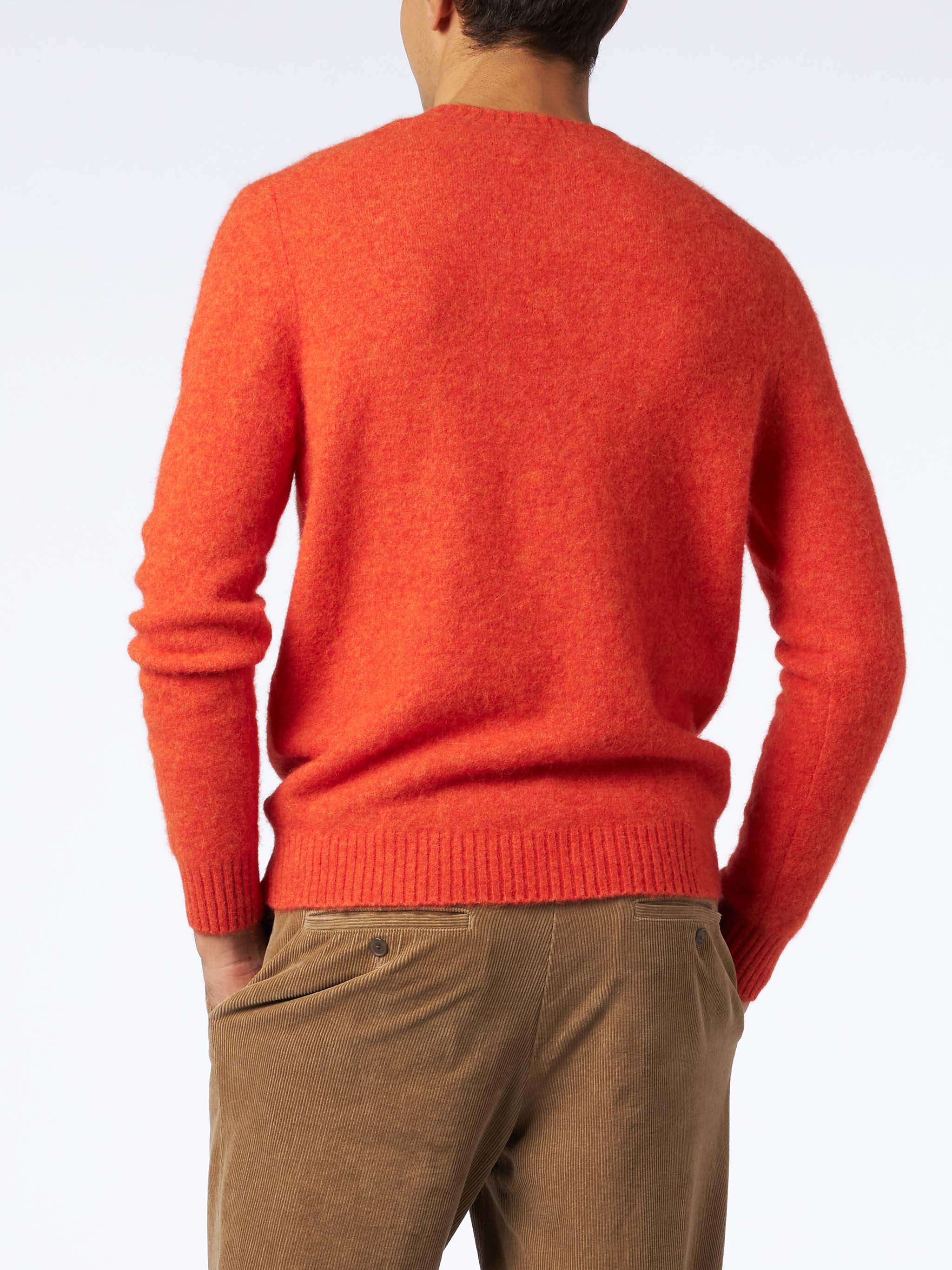 Heron orange stretch wool sweater - Image 2