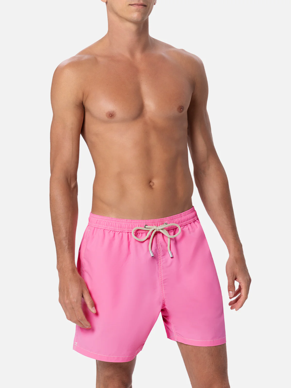 Pink classic light swim shorts Patmos - Image 3