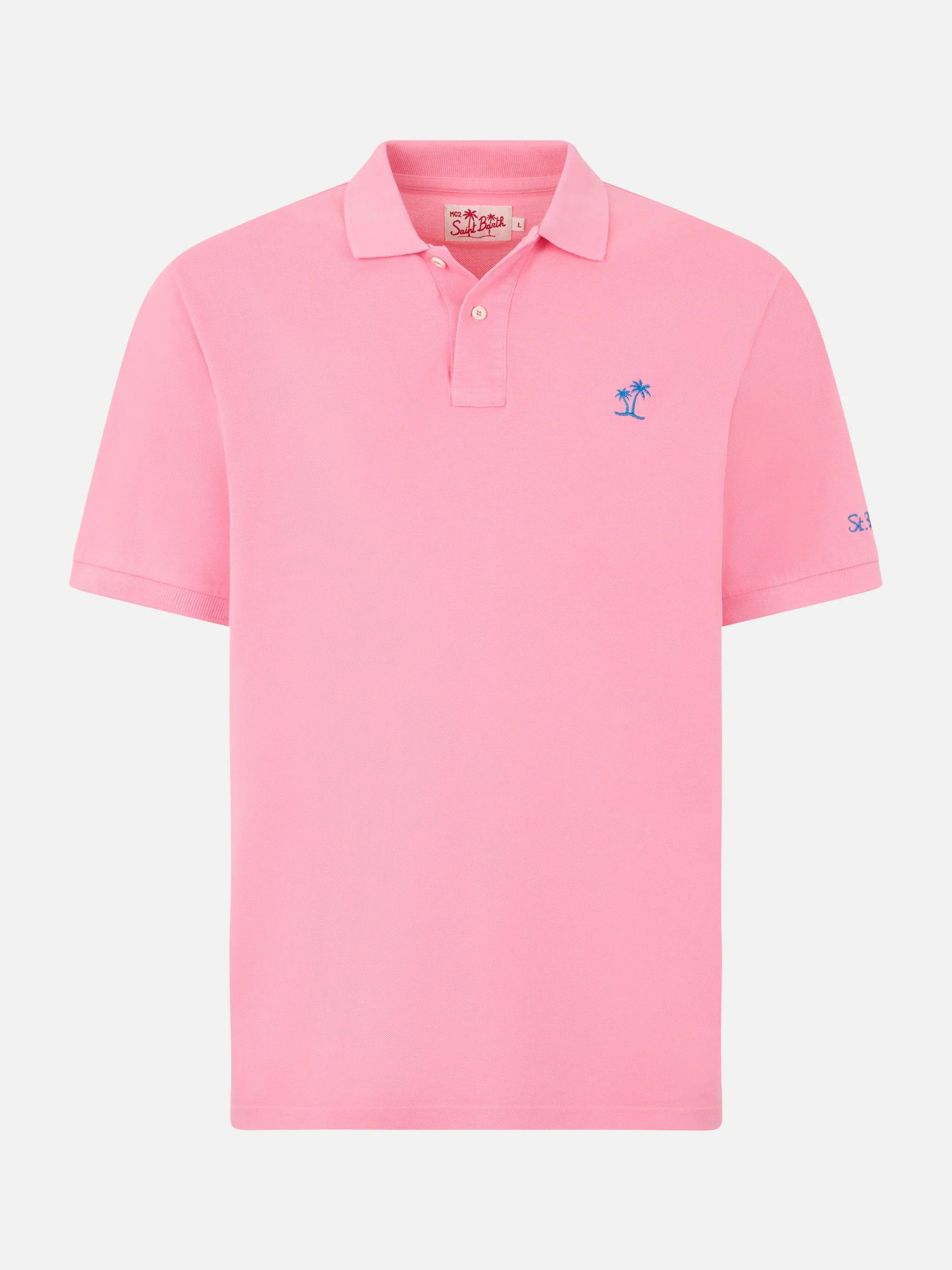 Beverly Hills Vintage pink piquet polo - Image 4
