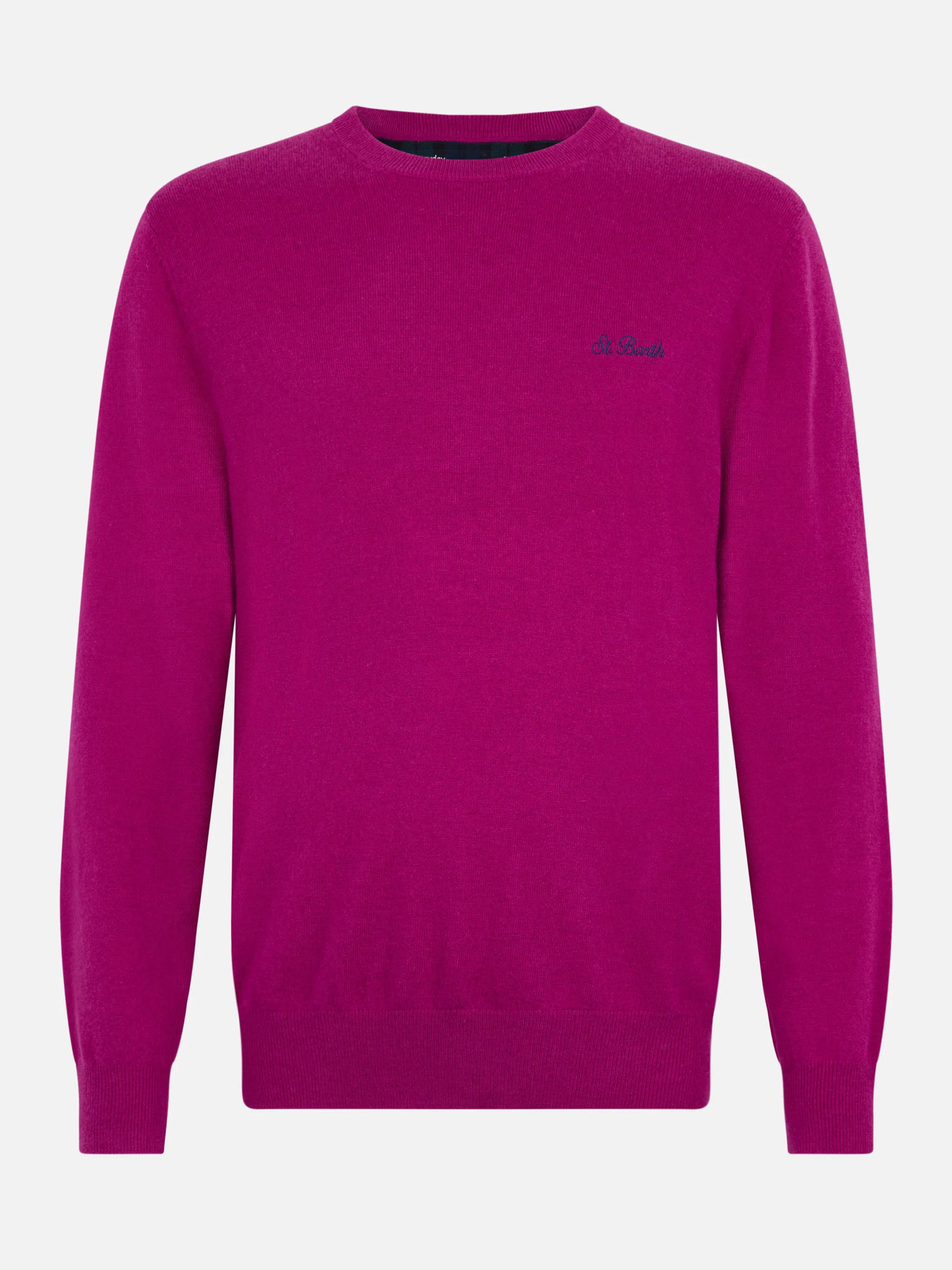 Crewneck sweater Regent in peony BLENDED CASHMERE - Image 4