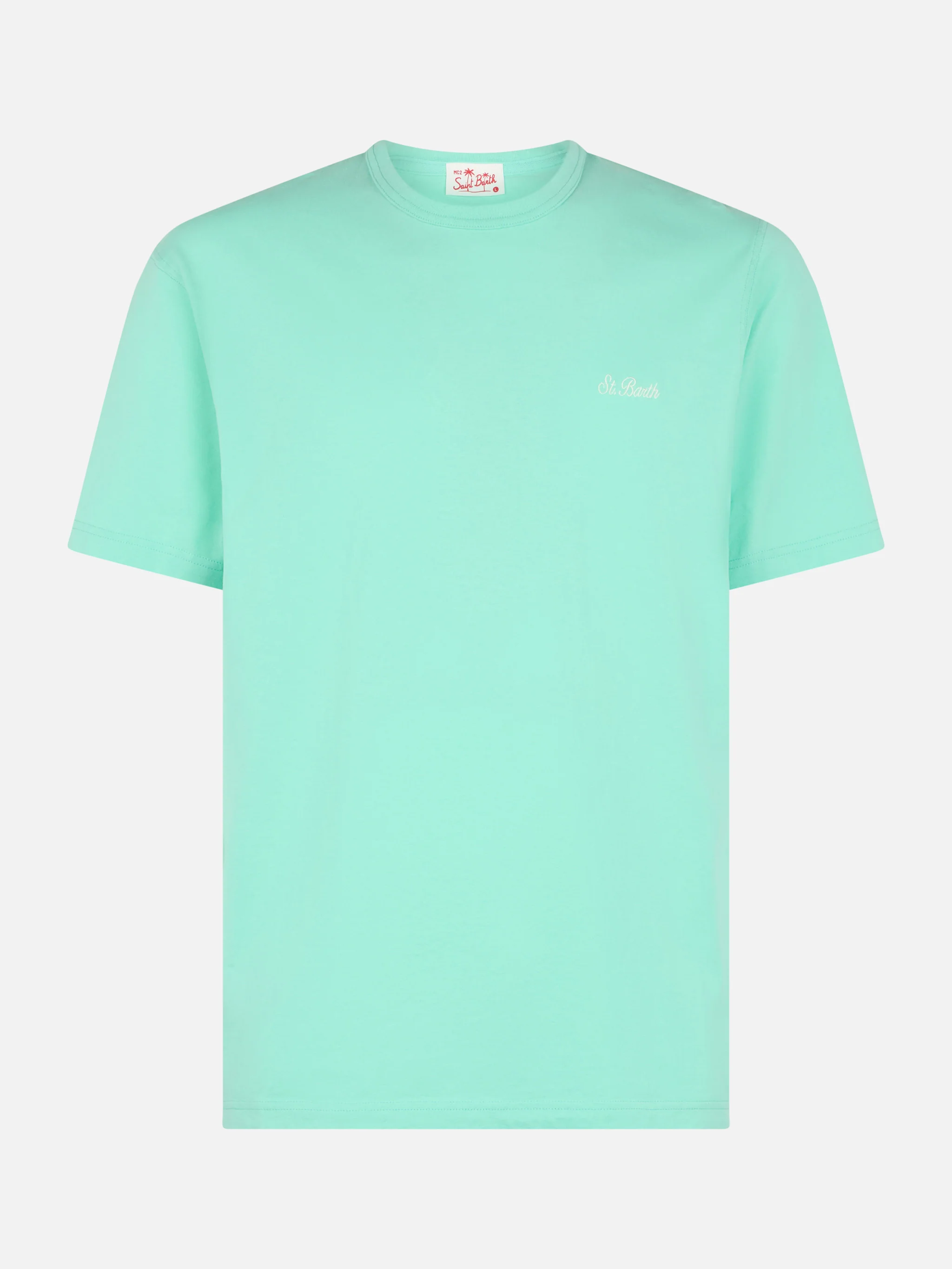 Dover sage green cotton t-shirt