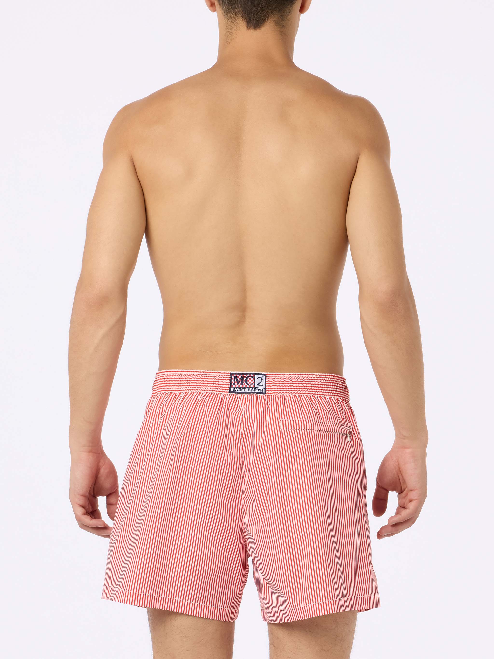 Master multicolor striped seersucker swim shorts - Image 4