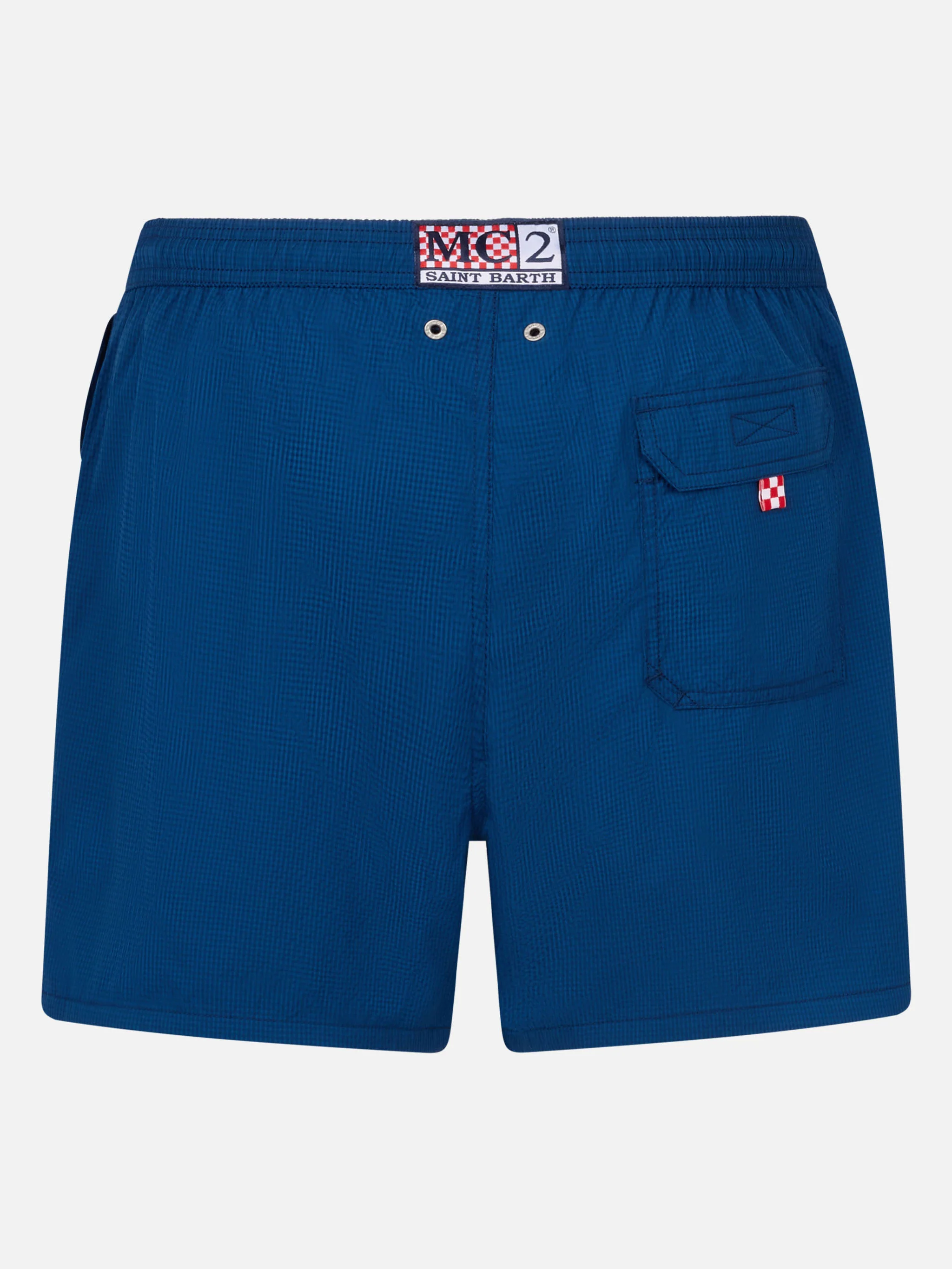 Seersucker classic light swim shorts Patmos - Image 2