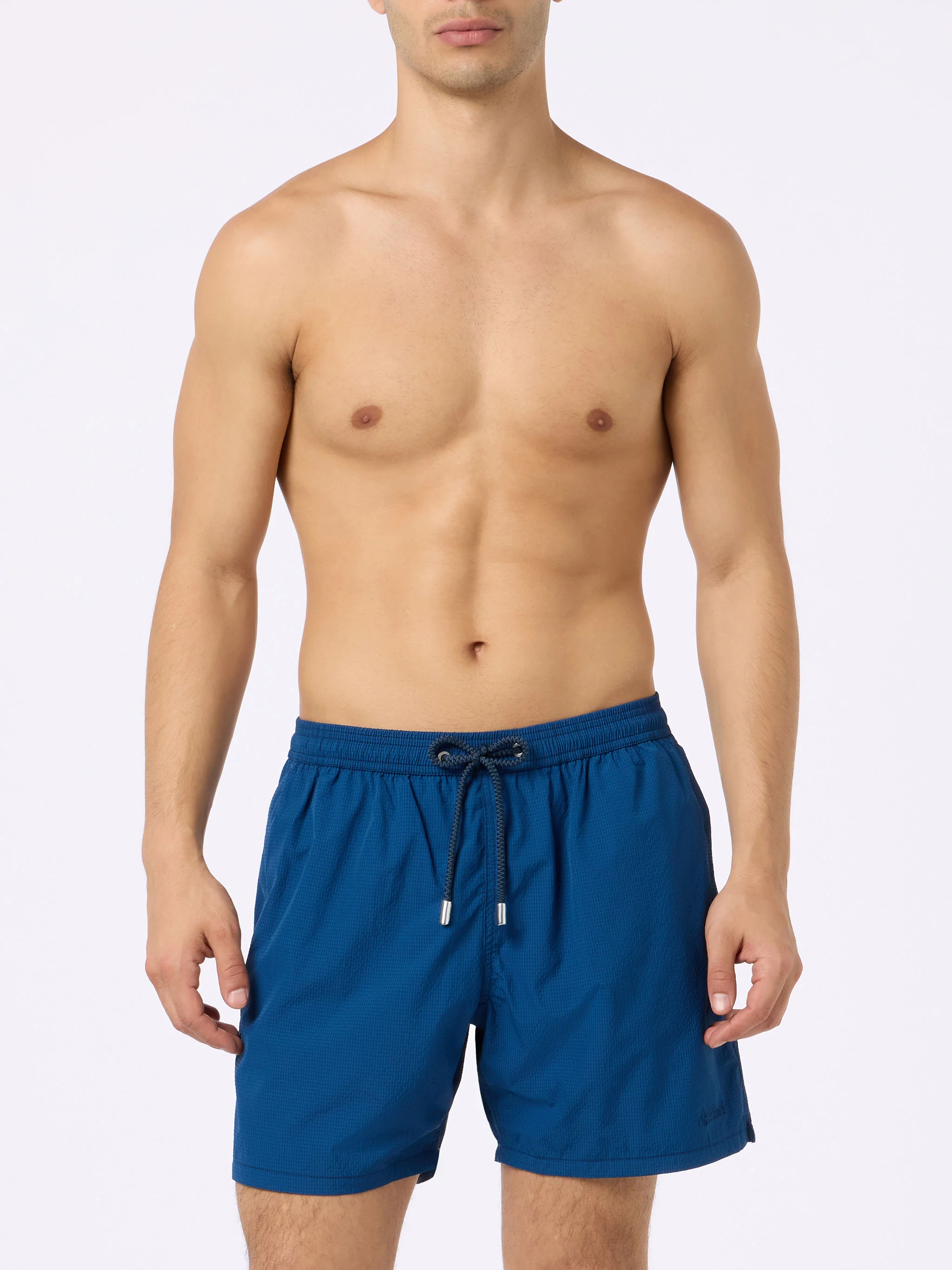 Seersucker classic light swim shorts Patmos - Image 3