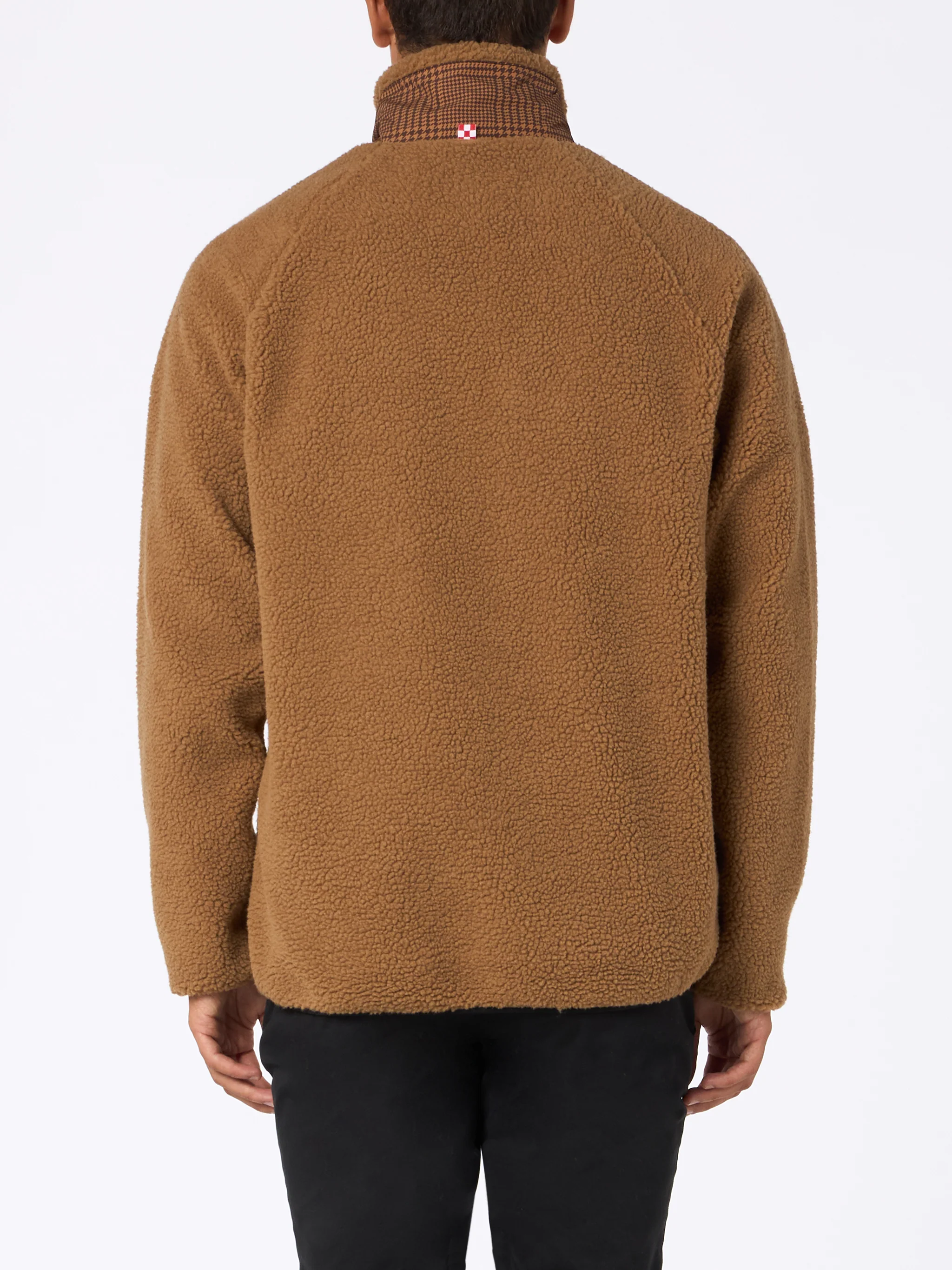 Keystone sherpa jacket with check pattern - Image 2