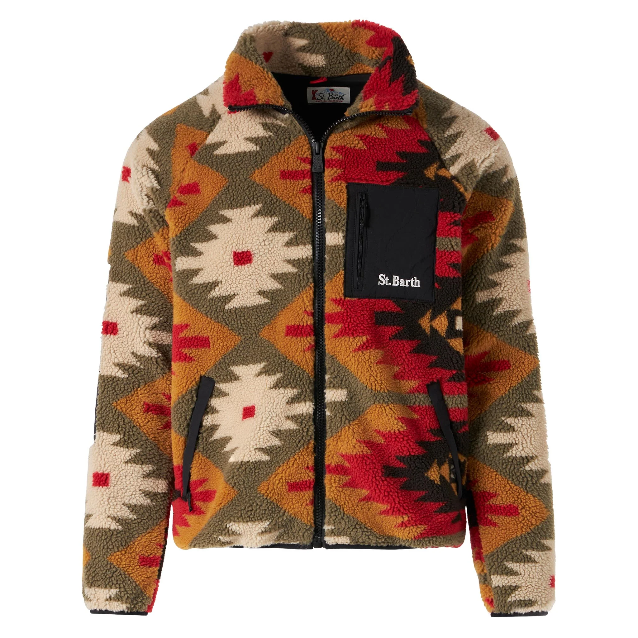 Keystone sherpa jacket multicolor pattern - Image 4