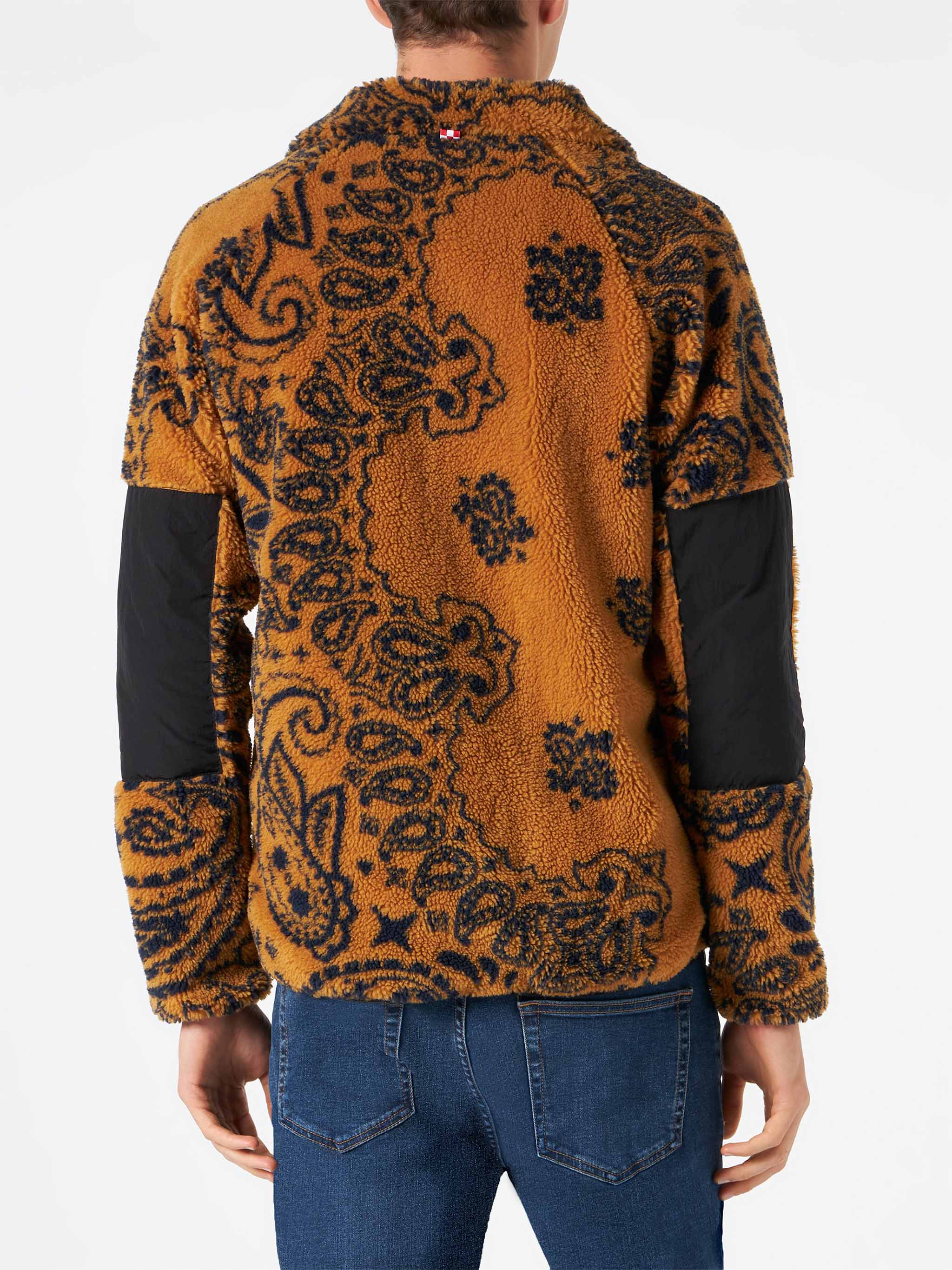 Keystone sherpa jacket ochre pattern - Image 3