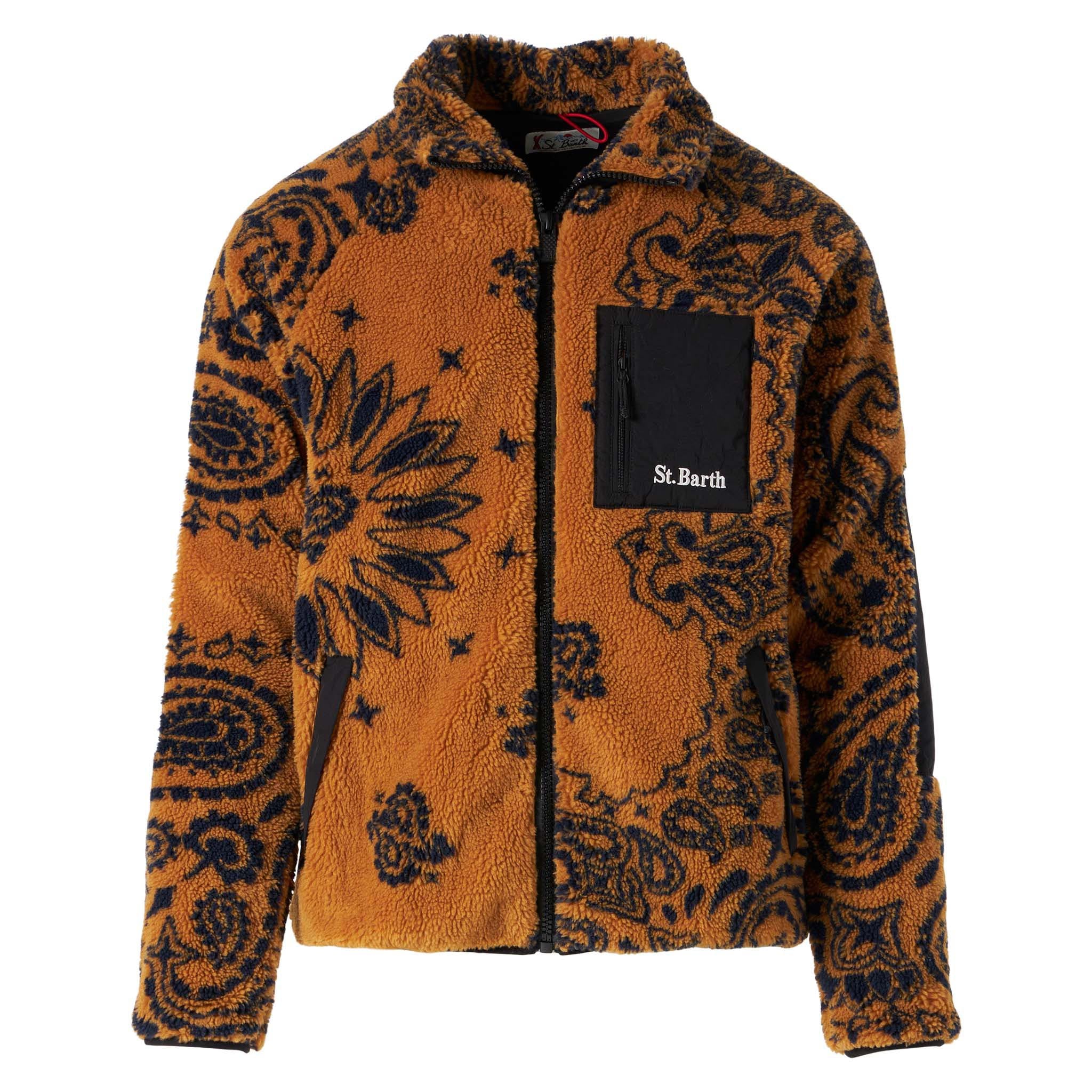 Keystone sherpa jacket ochre pattern - Image 4