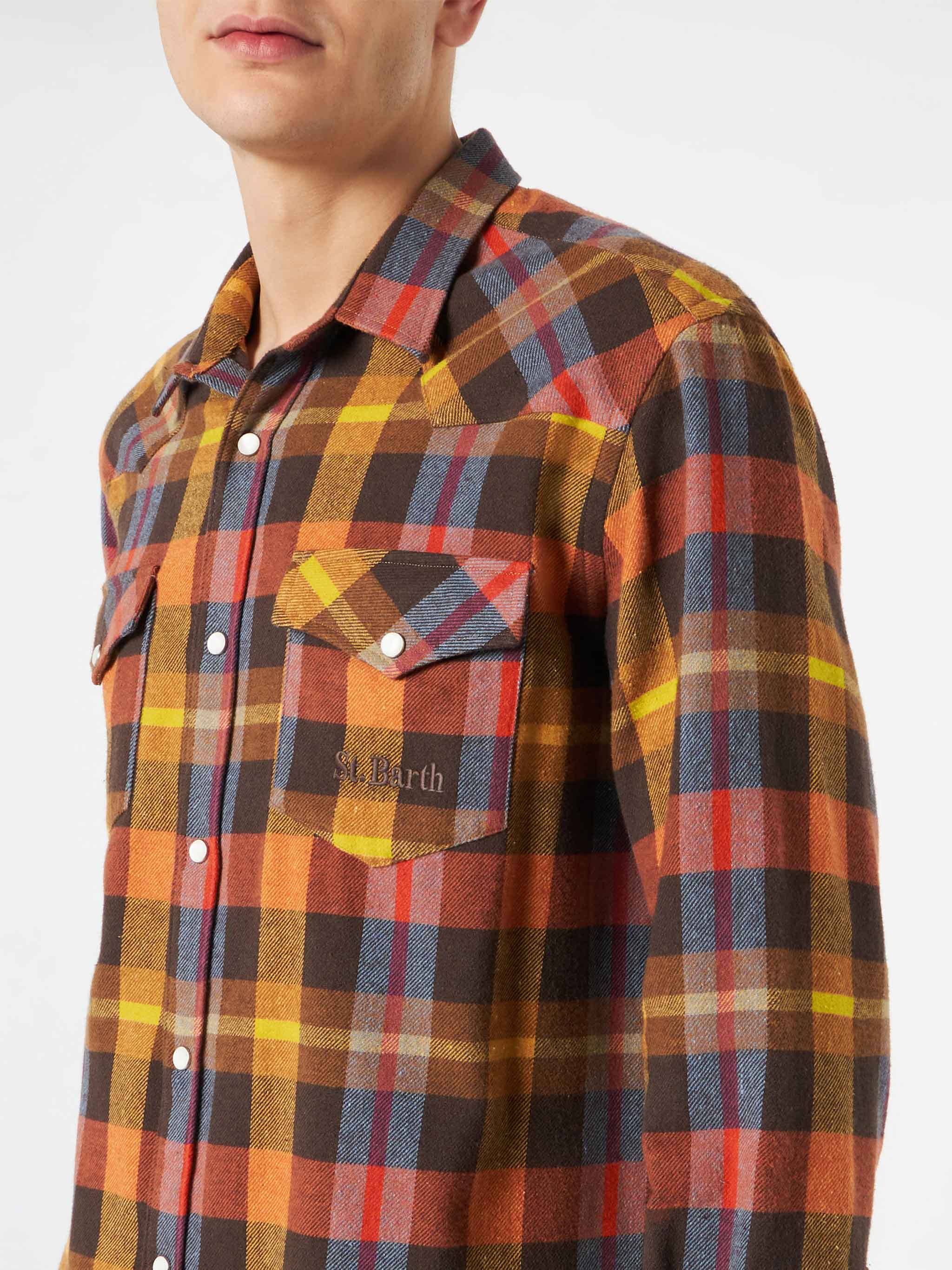Greg yellow tartan shirt - Image 2