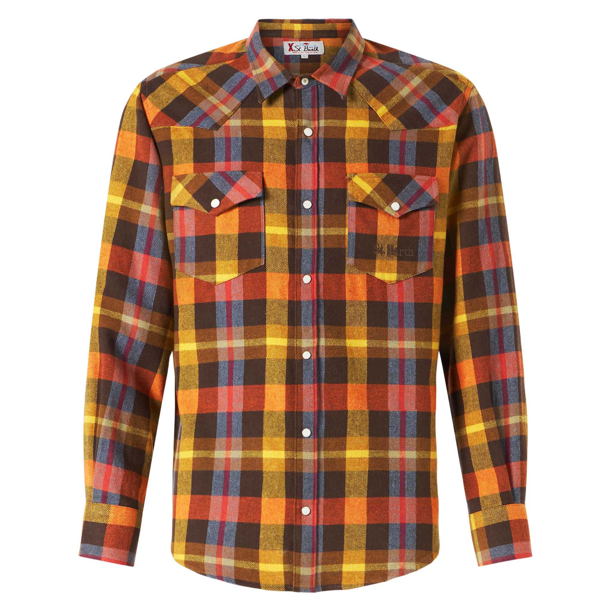 Greg yellow tartan shirt - Image 4