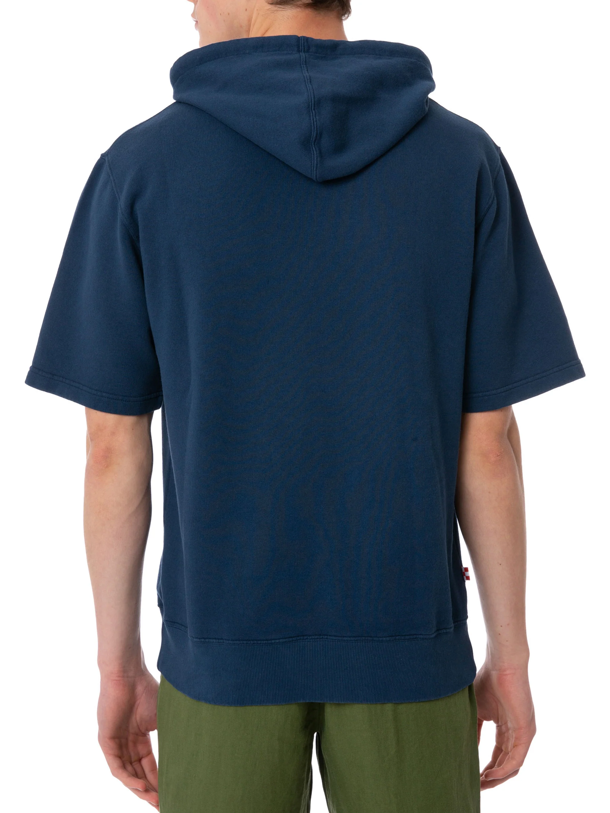 Mike navy short-sleeve hoodie - Image 4