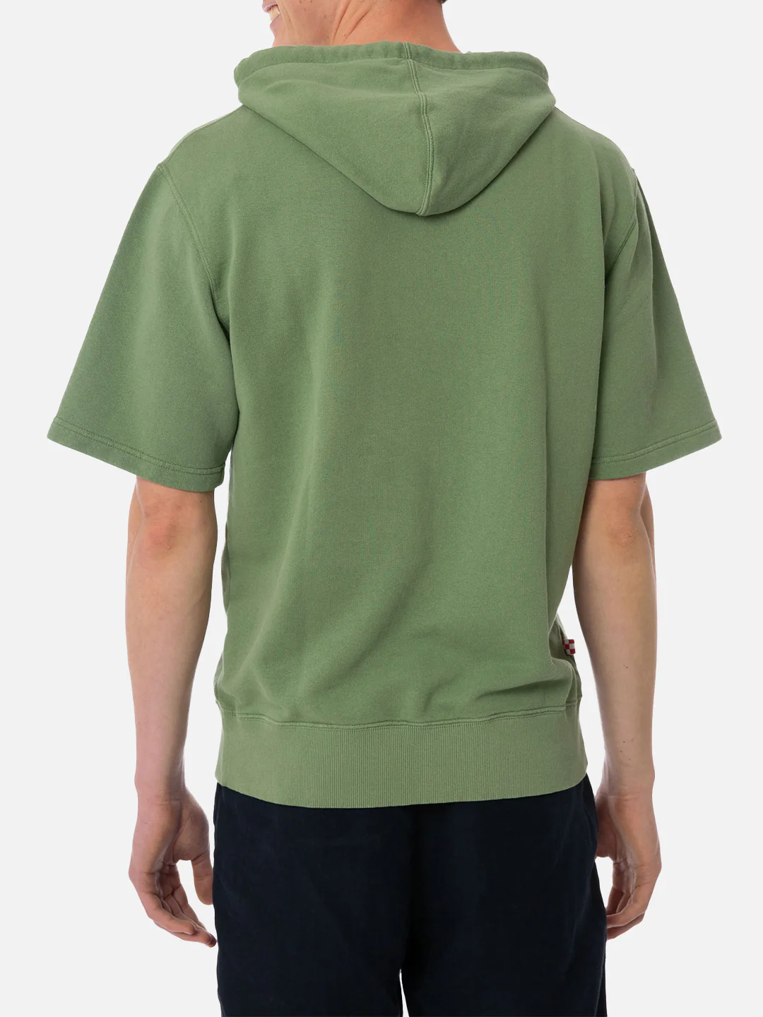 Mike green short-sleeve hoodie - Image 4