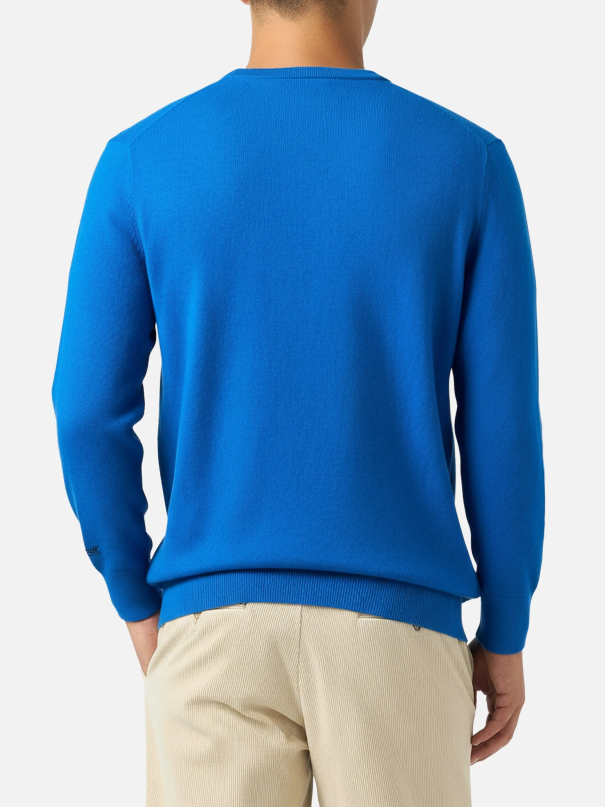 Crewneck sweater Heron with Grappino vs Bombardino embroidery - Image 4