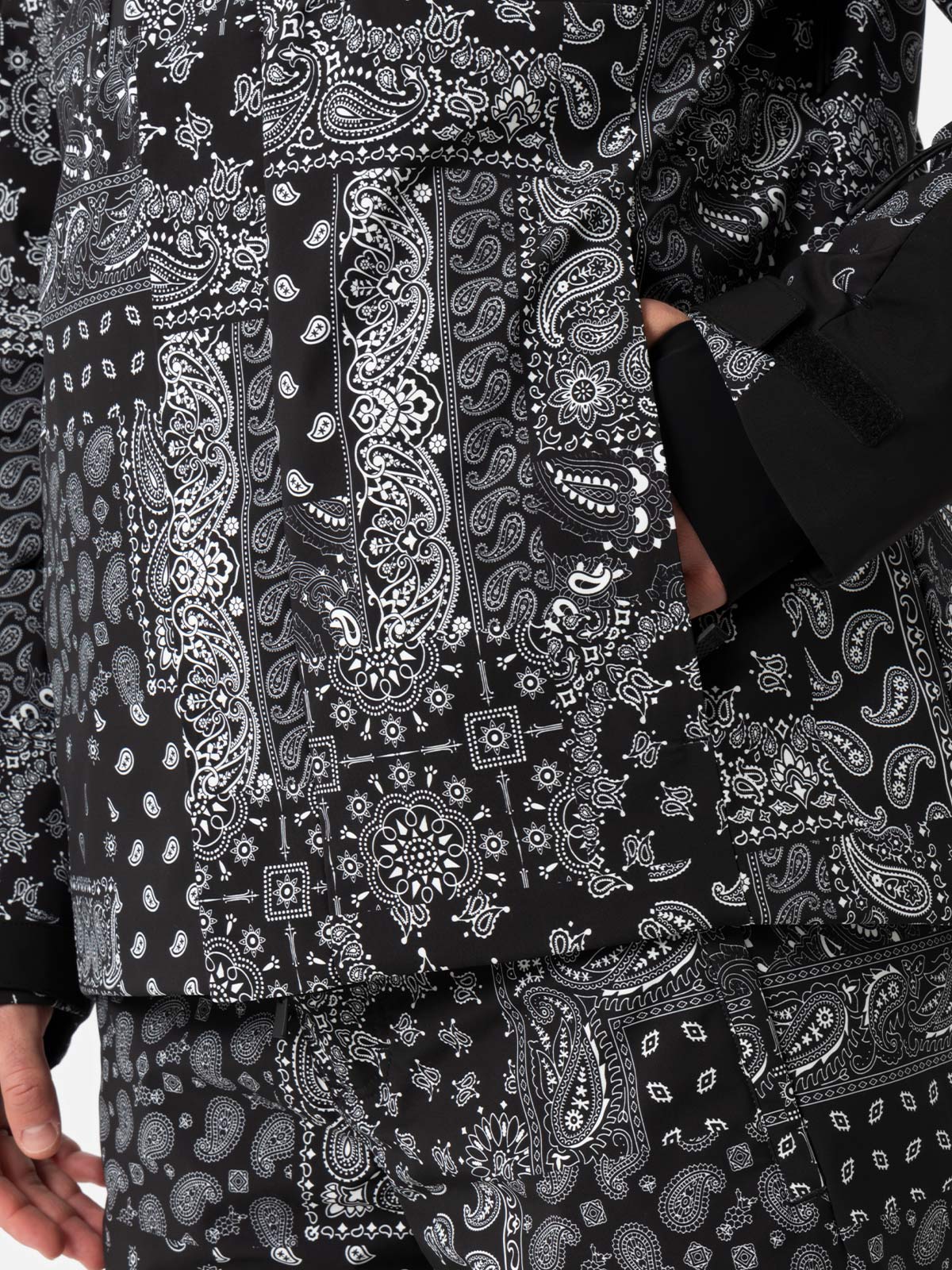 Greatscott technical fabric jacket with bandana pattern and Recco® technology - Image 2