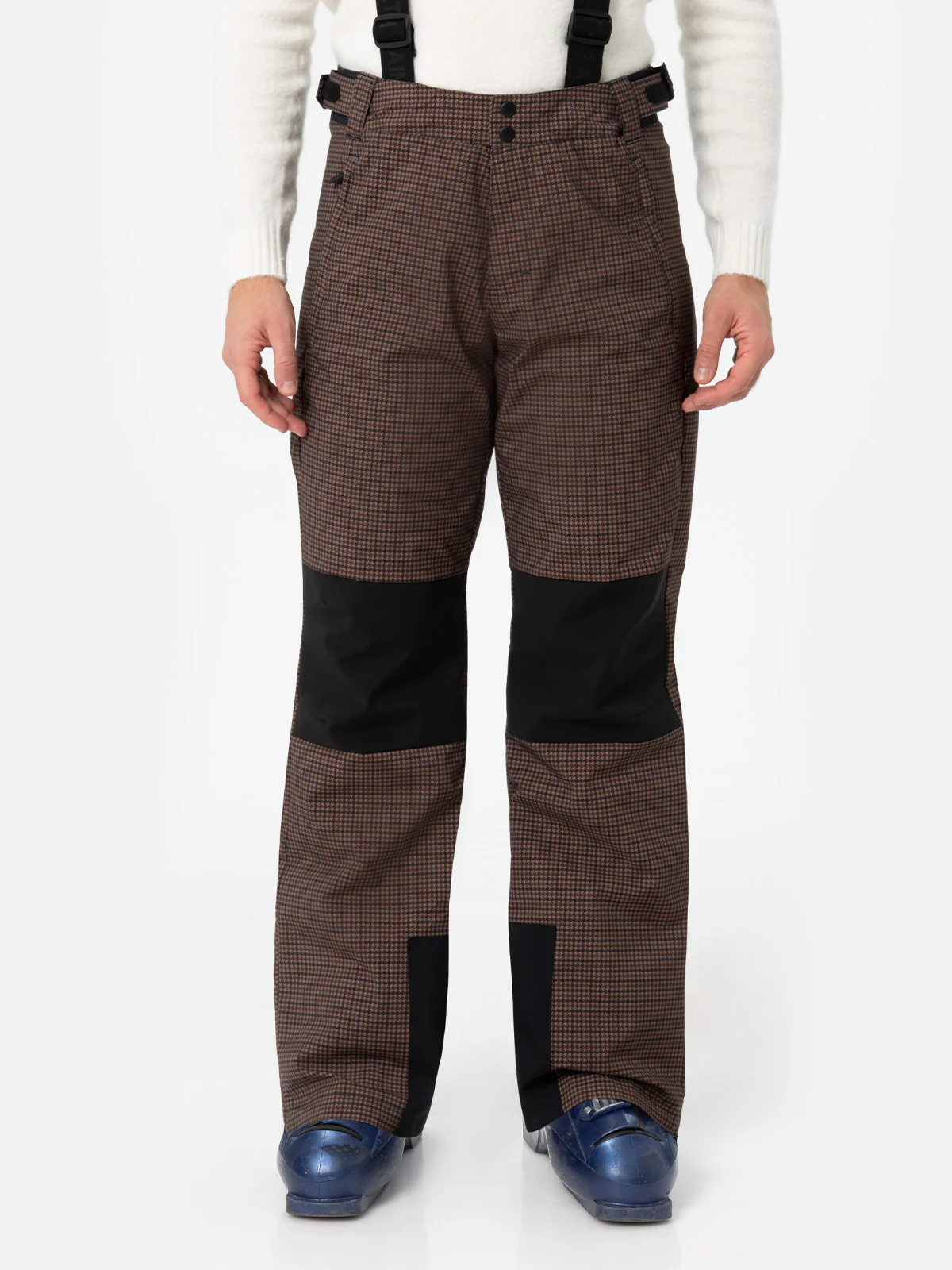 Snowbird technical pants with Recco® technology and pied de poule pattern - Image 2