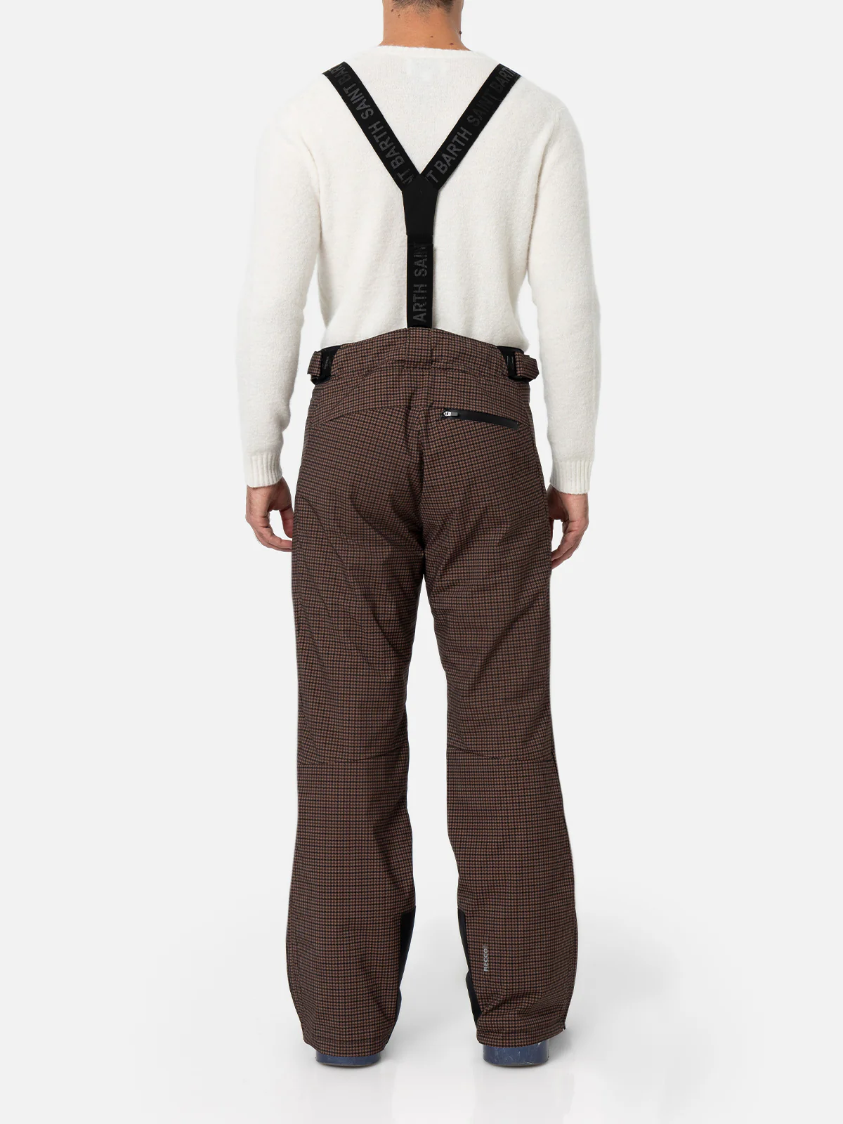 Snowbird technical pants with Recco® technology and pied de poule pattern - Image 7