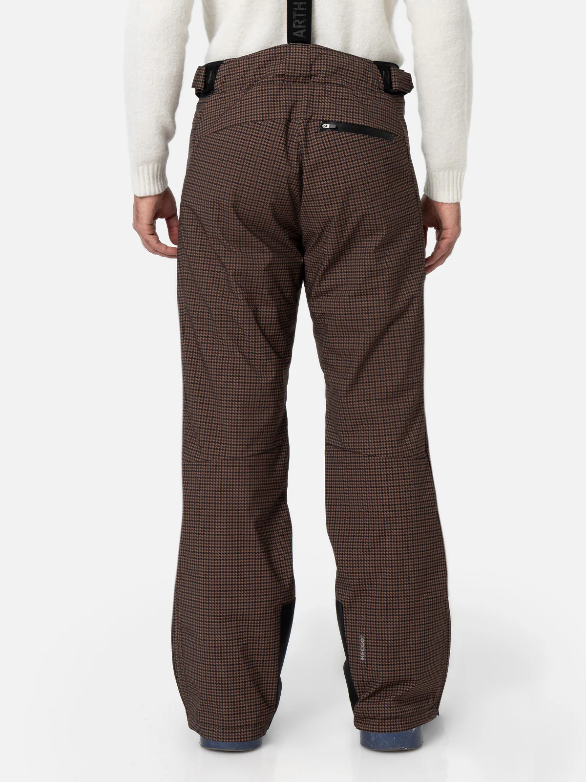 Snowbird technical pants with Recco® technology and pied de poule pattern - Image 8