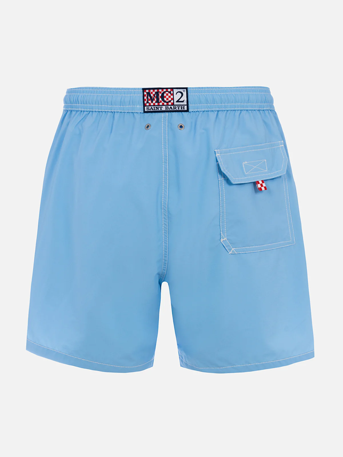 Sky blue classic light swim shorts Patmos - Image 2