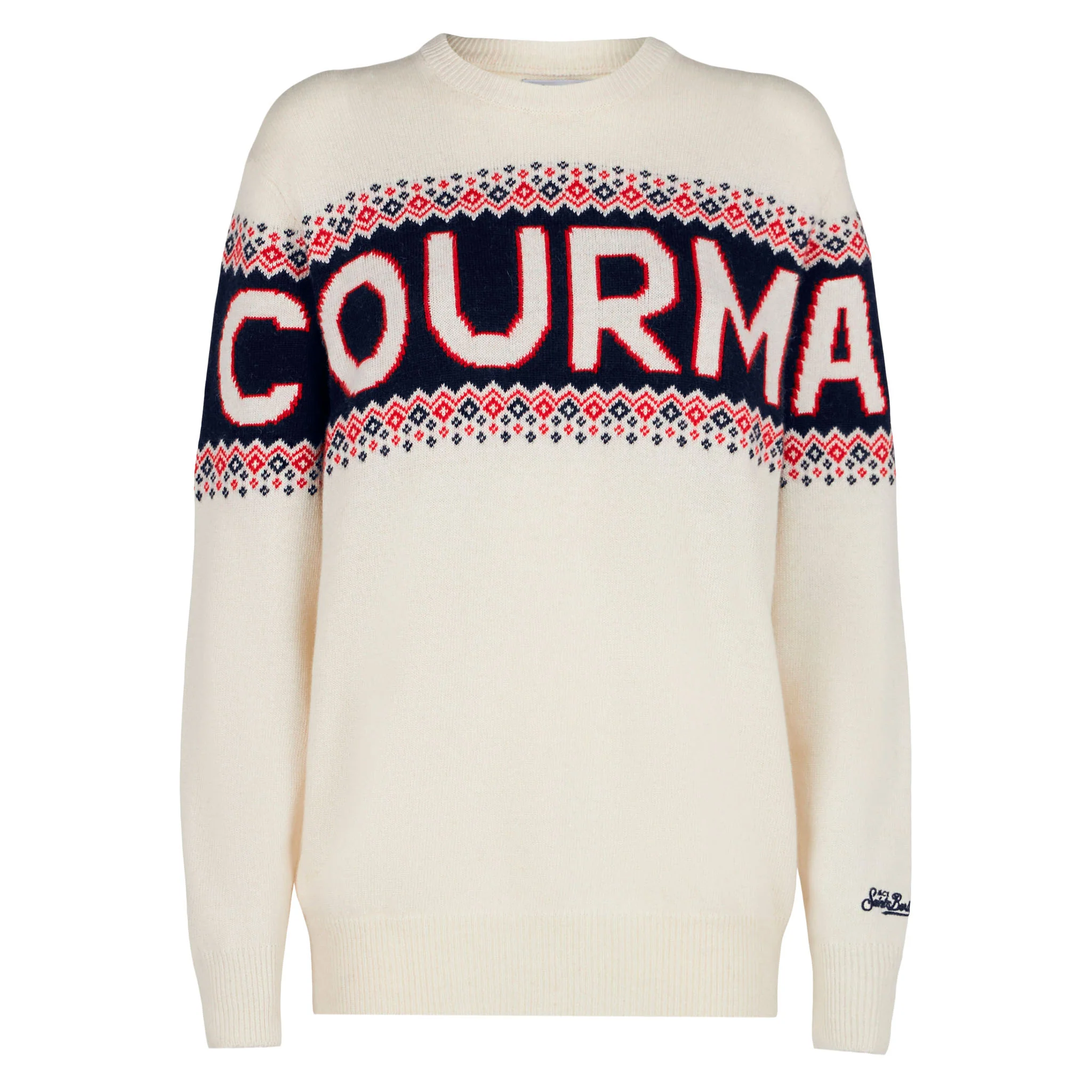 Crewneck sweater Heron with Courma jacquard - Image 4