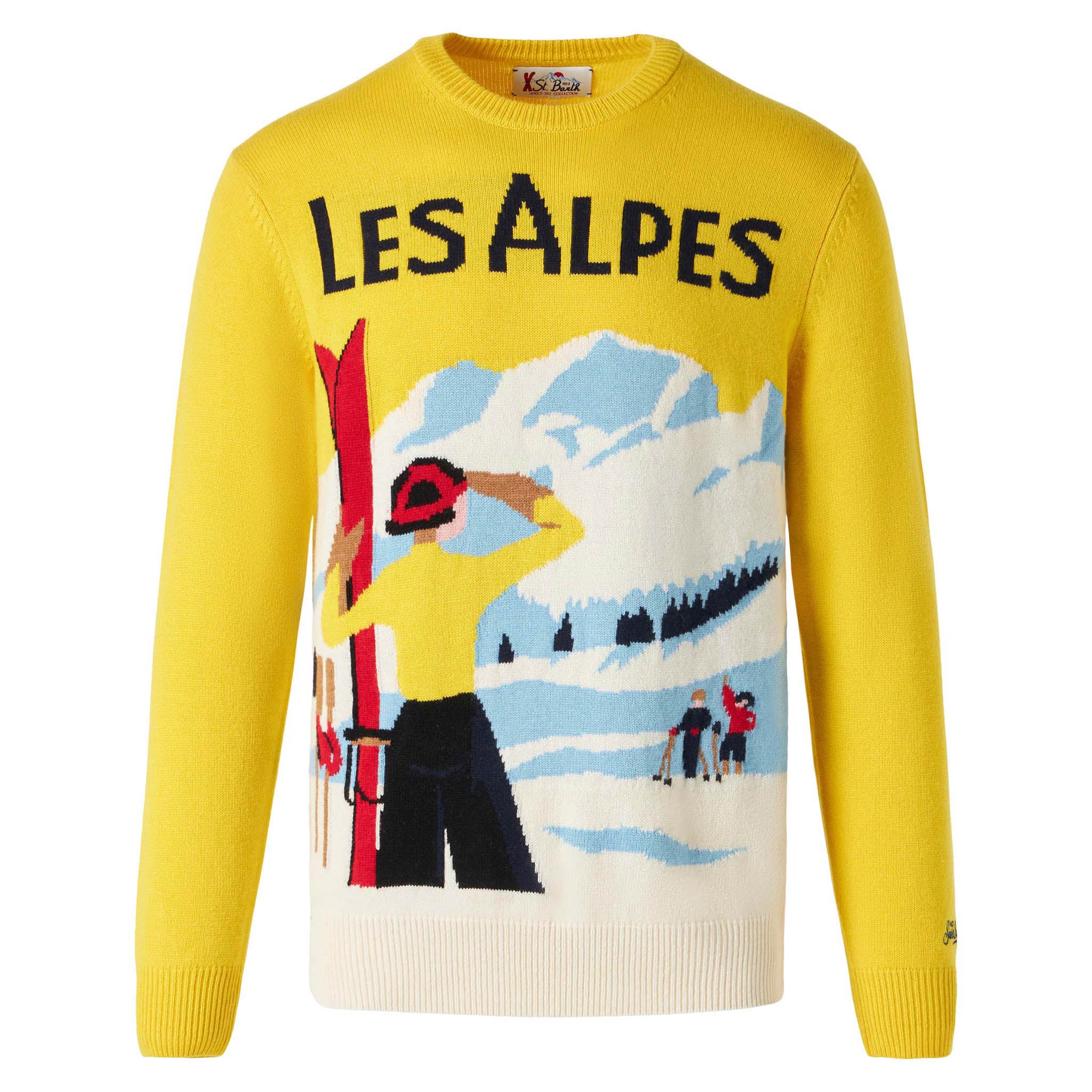 Heron Les Alpes postcard sweater - Image 4