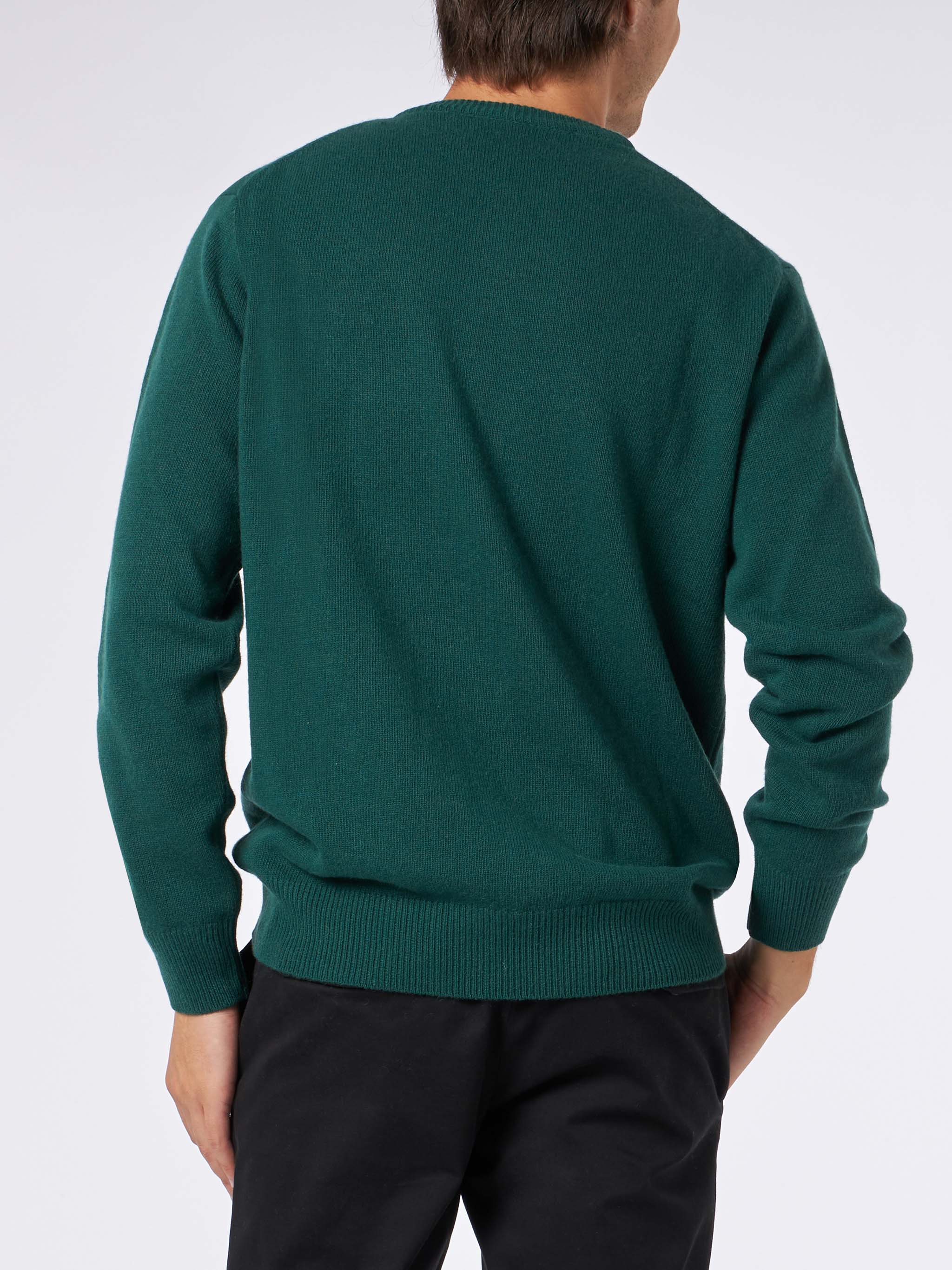 Crewneck sweater Heron with New York apple jacquard - Image 3