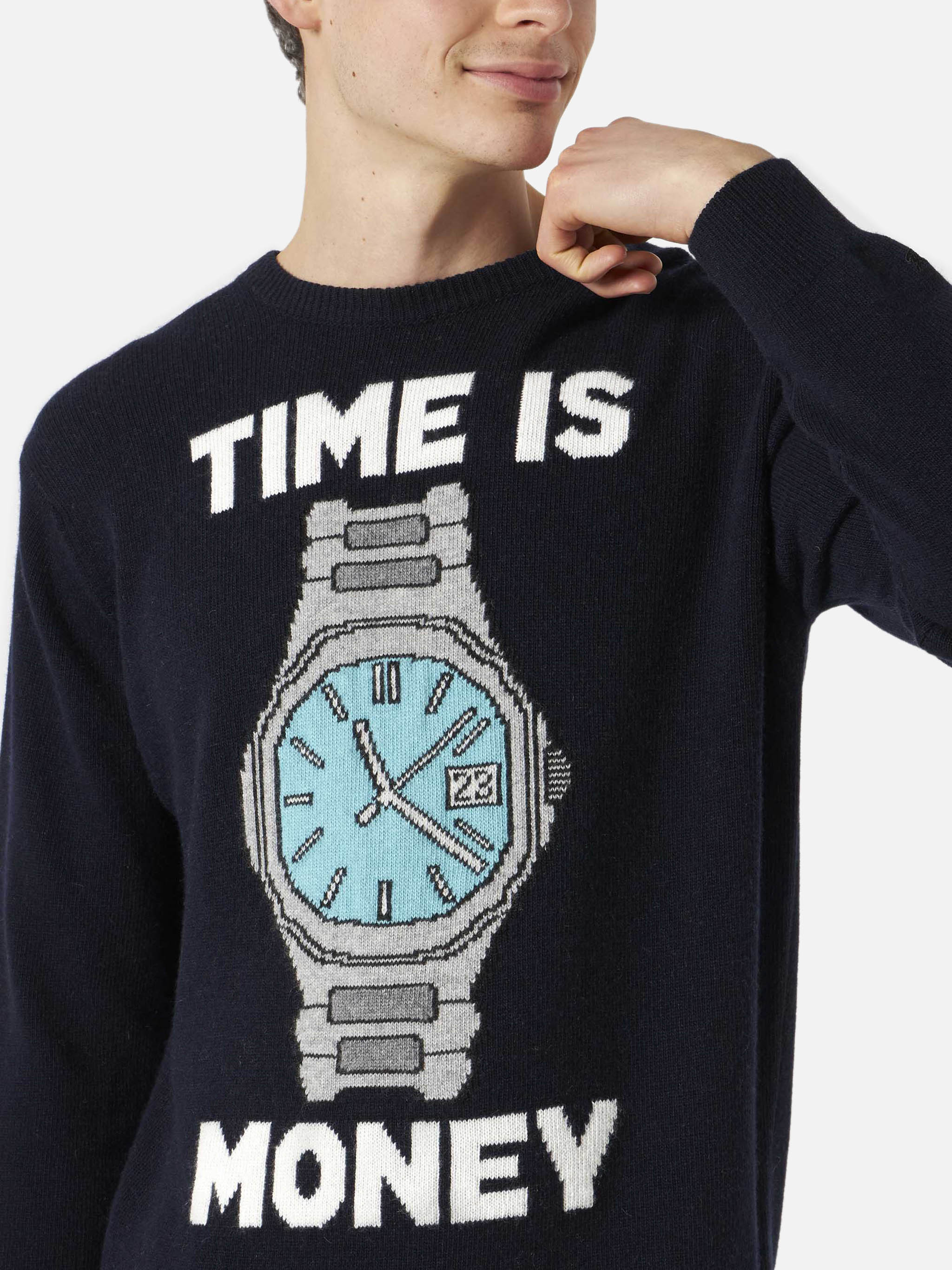 Heron Time is money sweater
