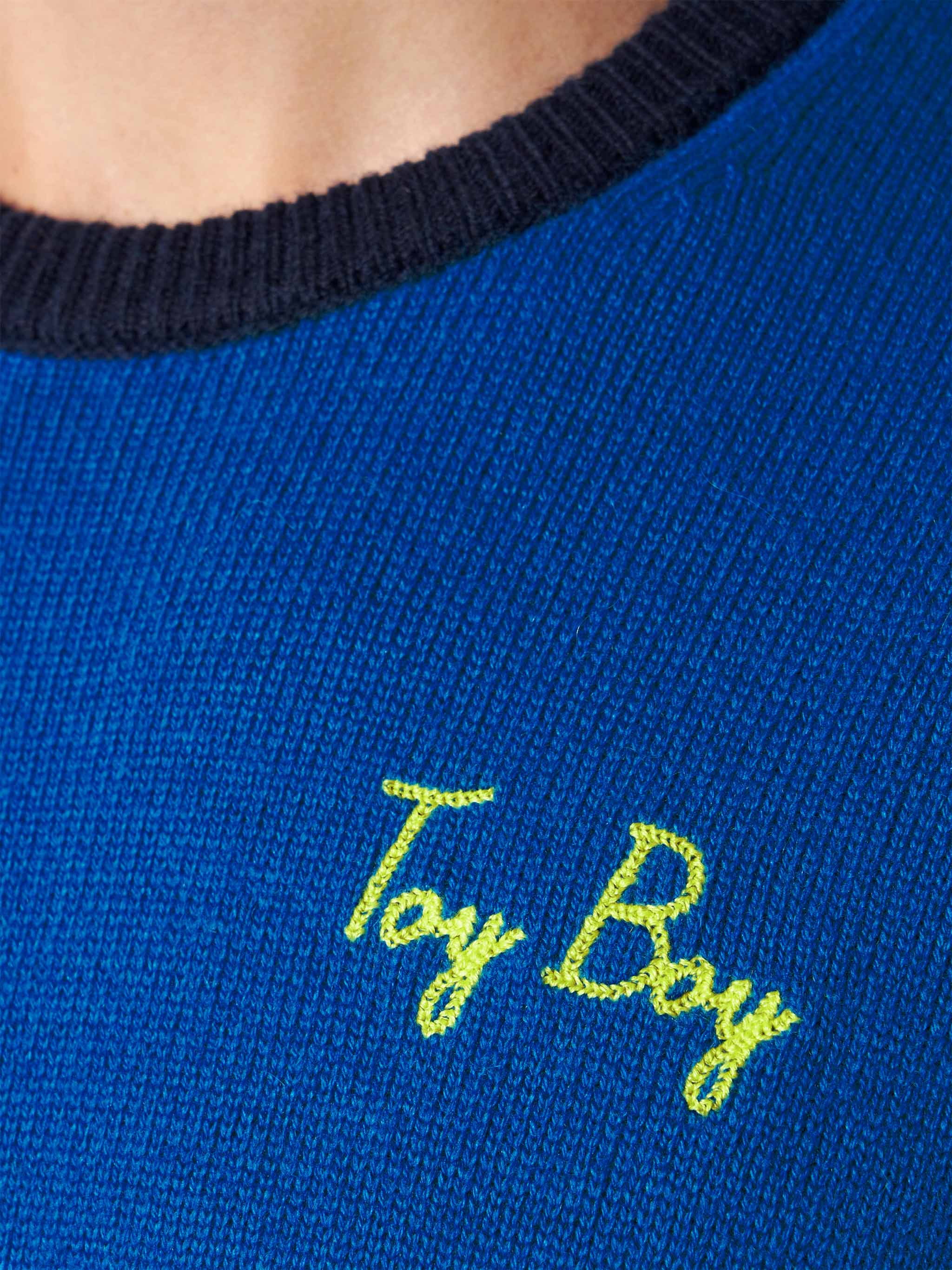 Crewneck sweater Heron with Toy Boy embroidery