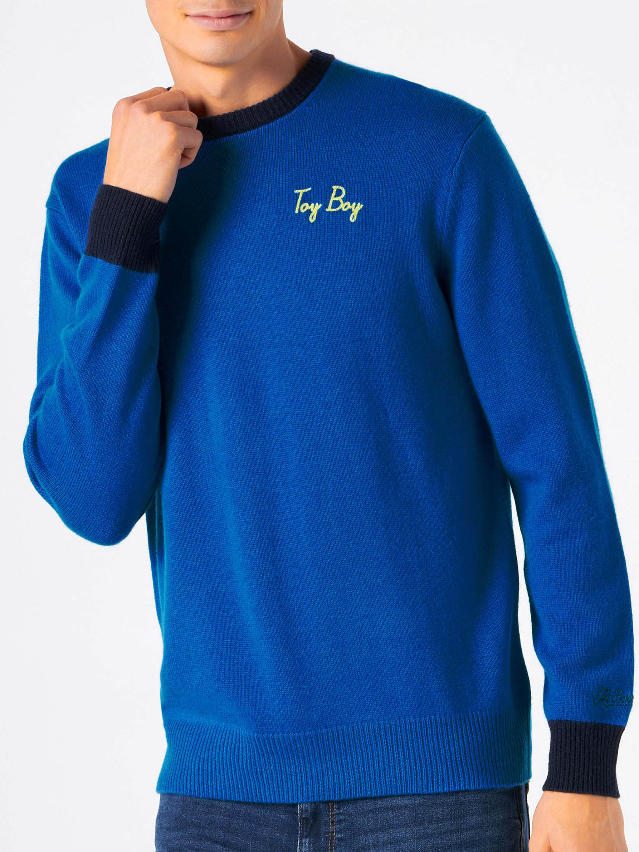 Crewneck sweater Heron with Toy Boy embroidery - Image 3