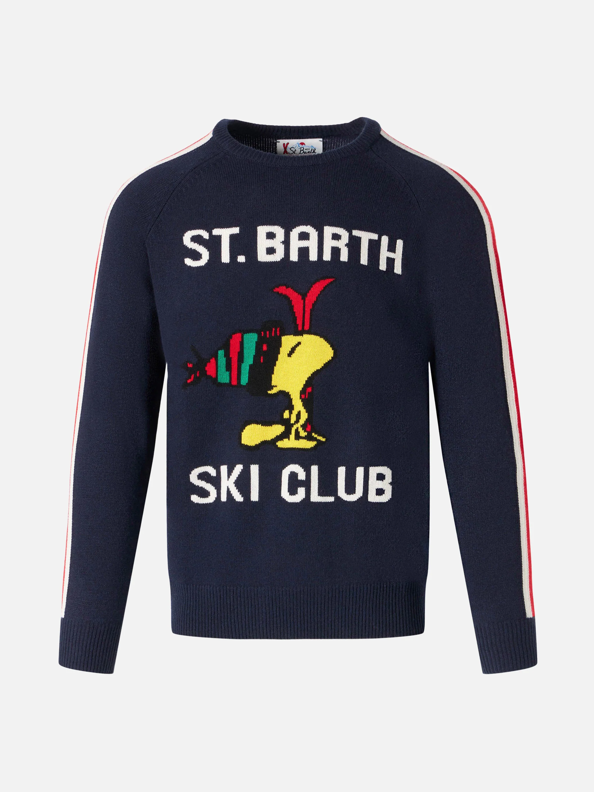 Crewneck sweater with Woodstock jacquard | PEANUTS™ SPECIAL EDITION - Image 4