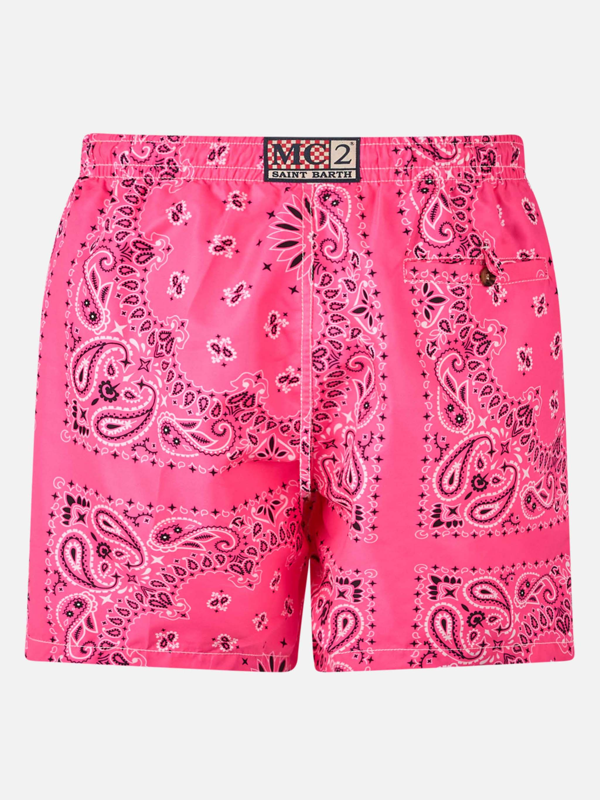 Caprese pink bandana swim shorts - Image 2