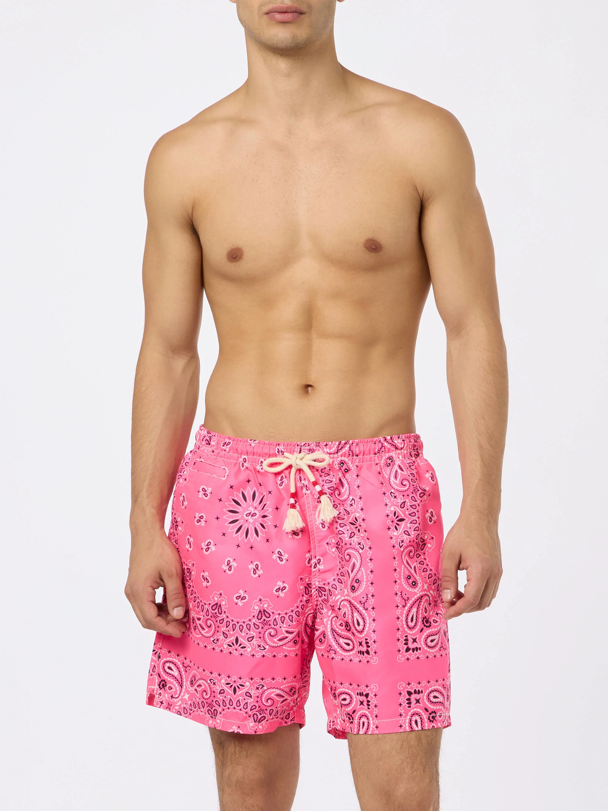 Caprese pink bandana swim shorts - Image 3