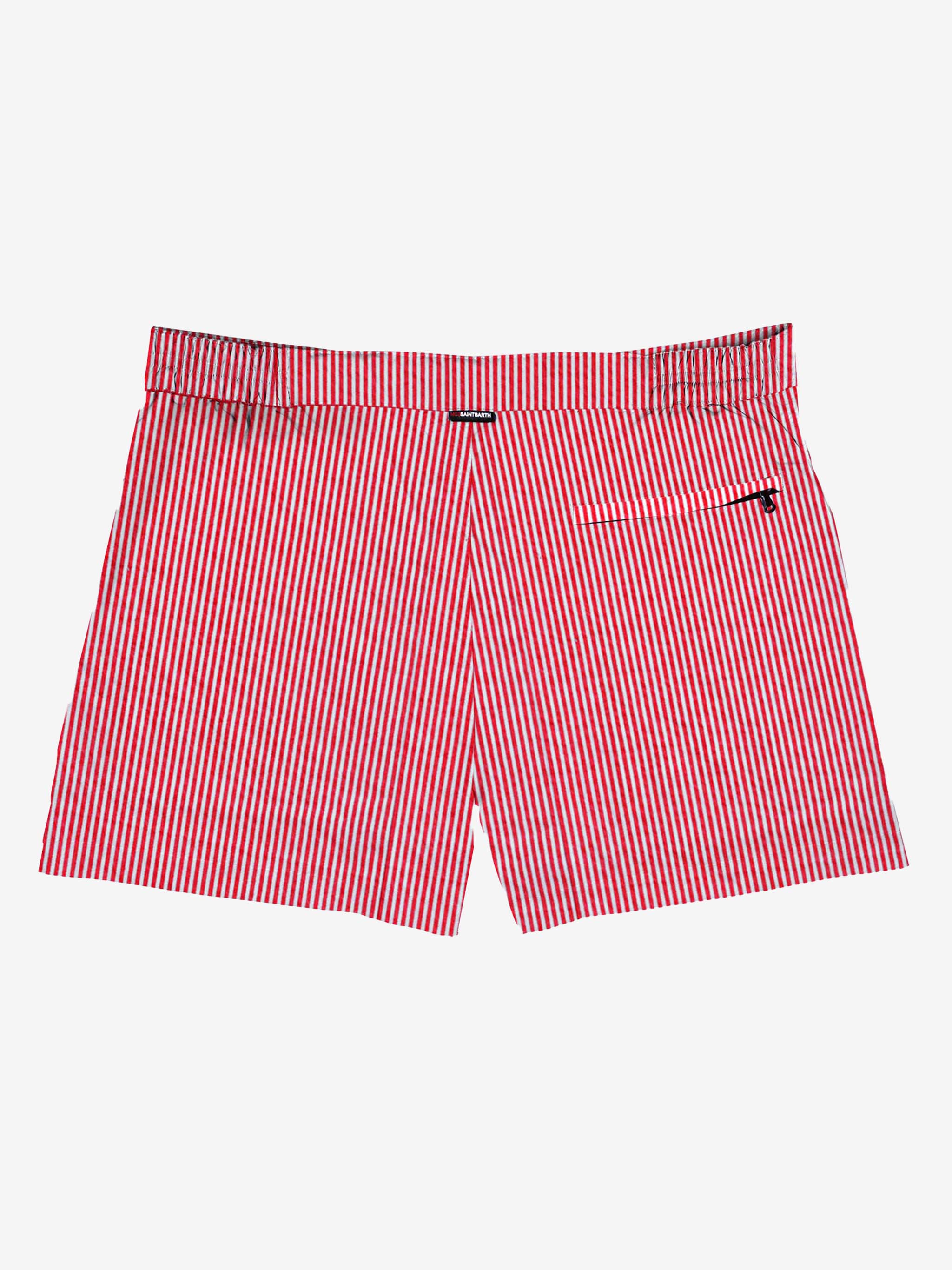 Harrys red striped swim shorts - Image 2