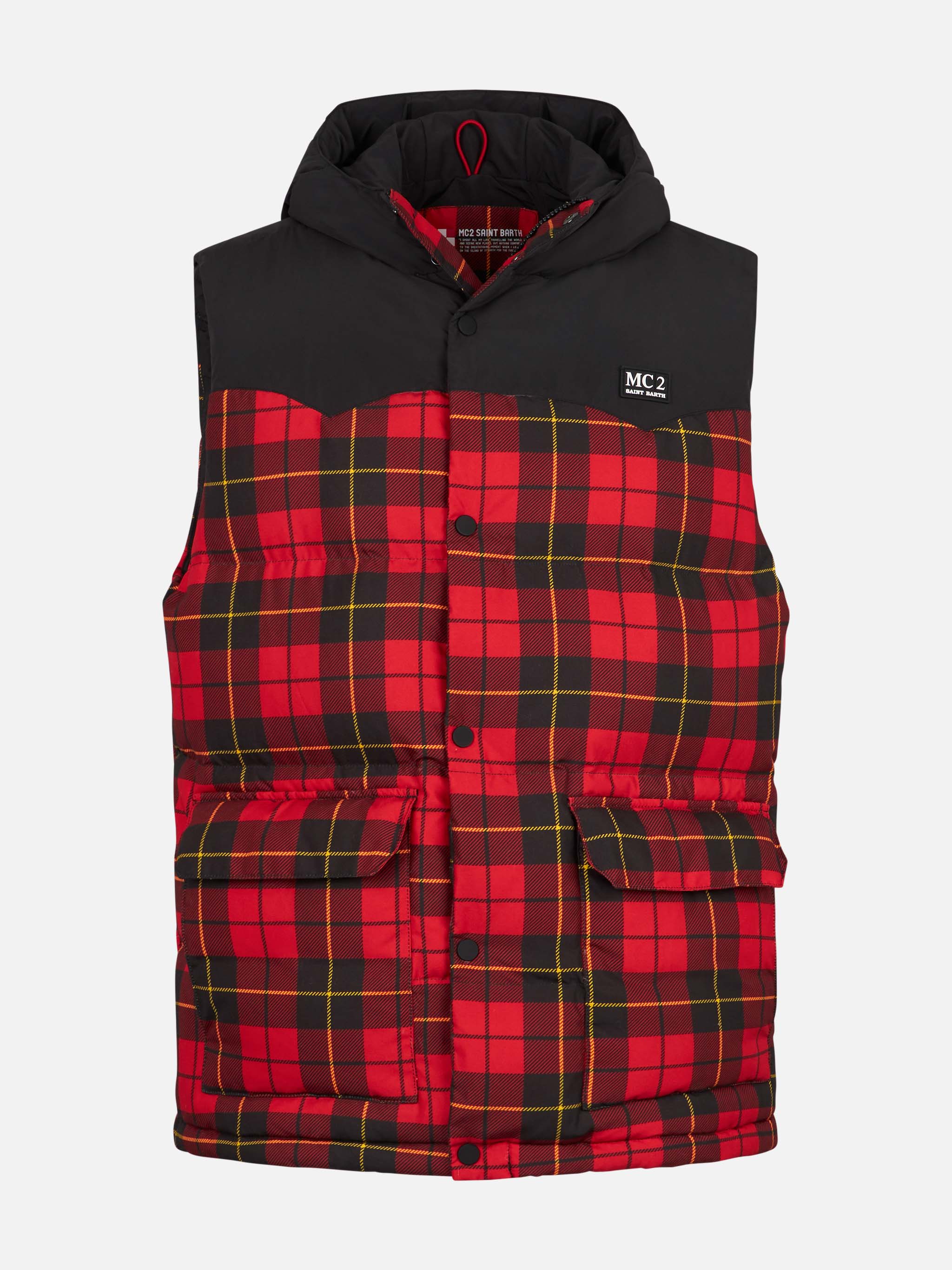 Klosters tartan down vest - Image 4
