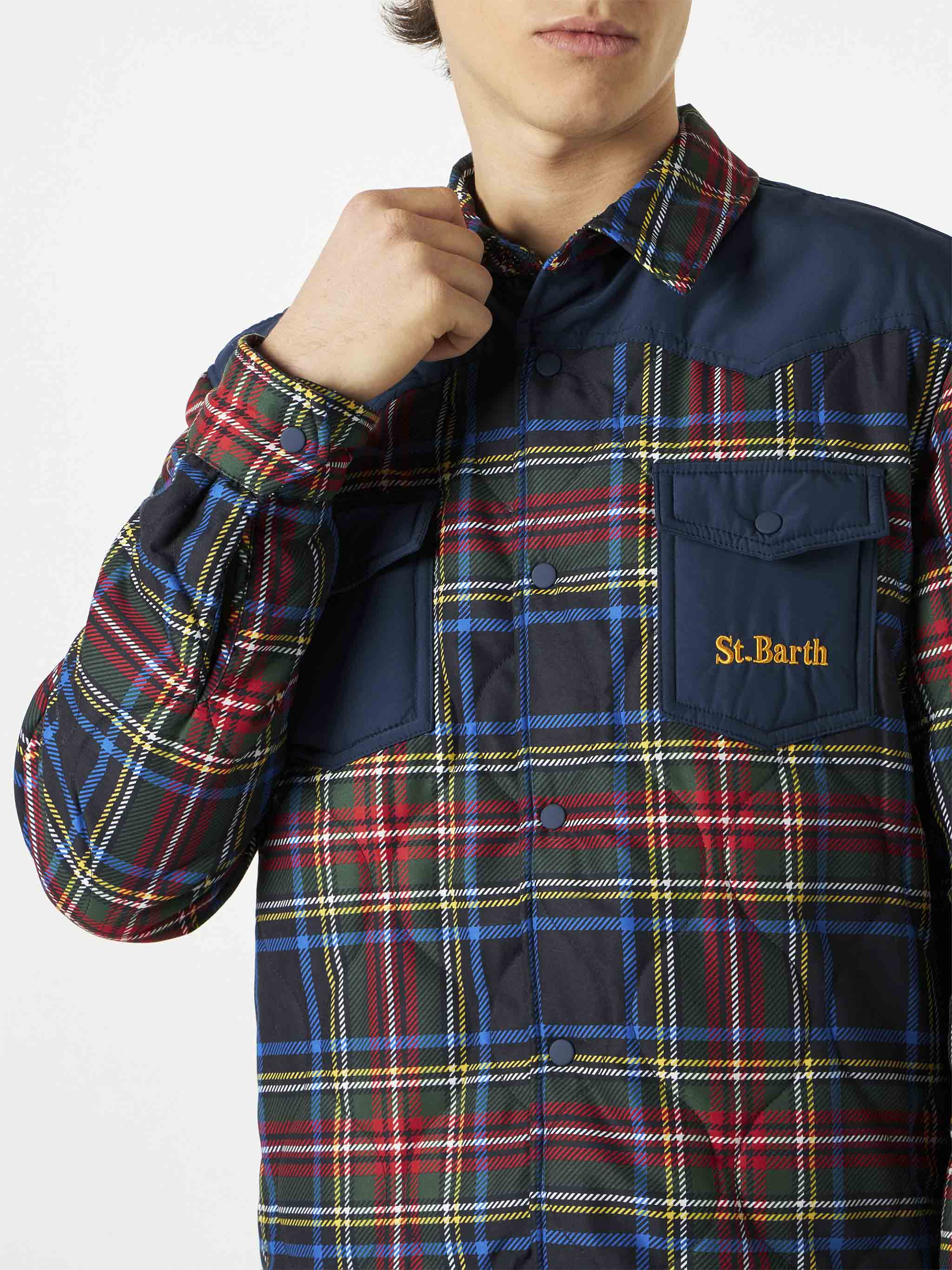 Chalet tartan padded overshirt - Image 2