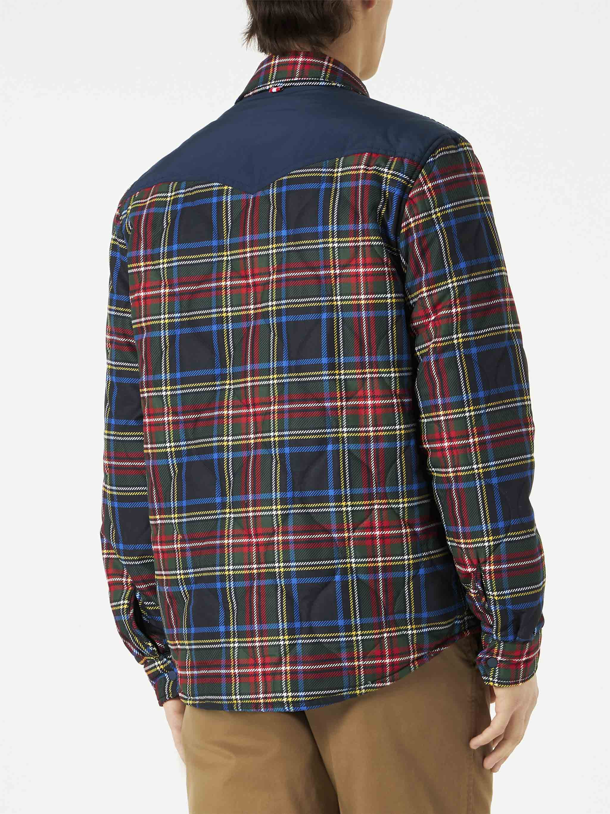Chalet tartan padded overshirt - Image 3
