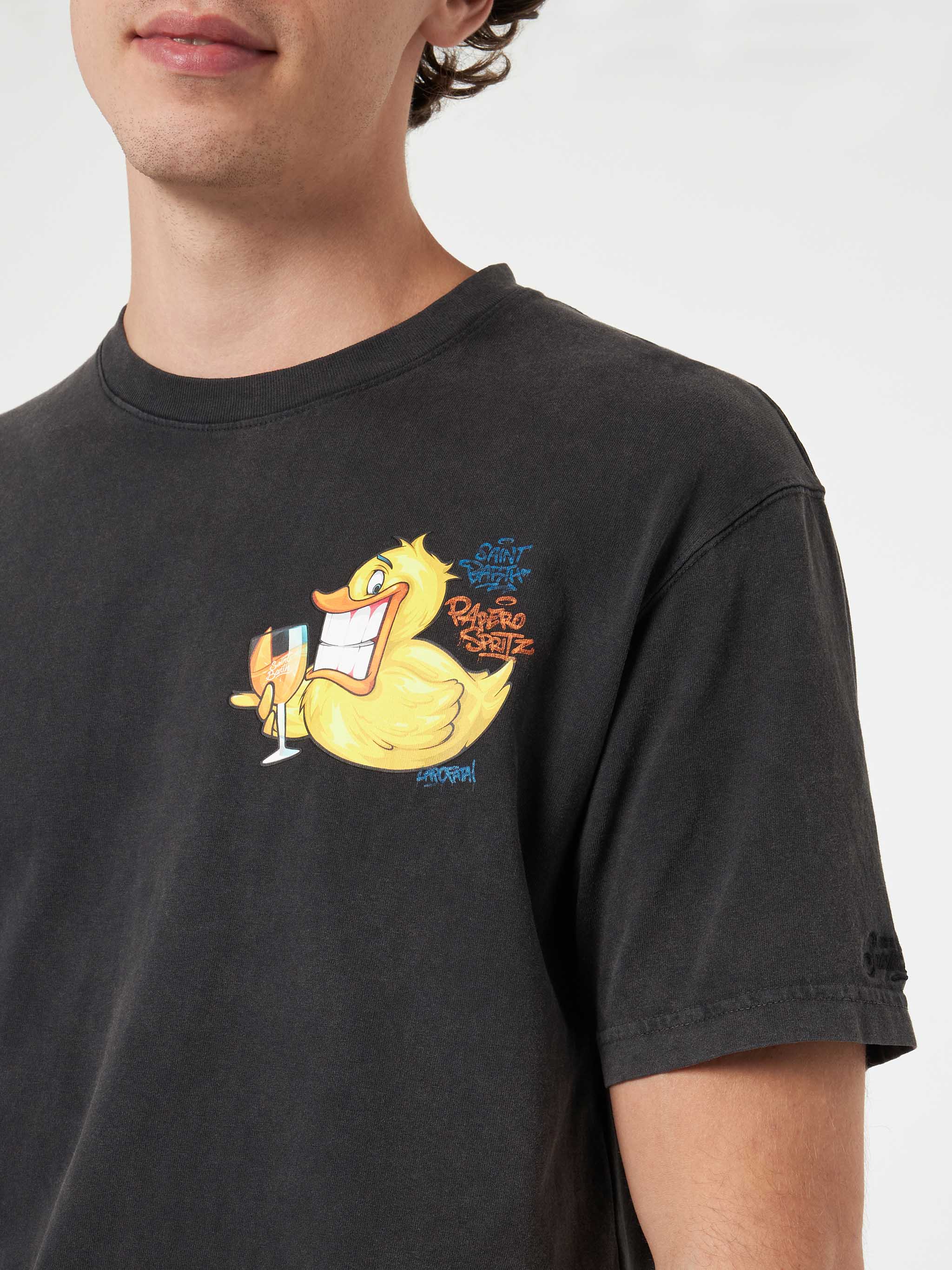 Jack cotton t-shirt with Cryptopuppets ducky print | Special Edition - Image 2