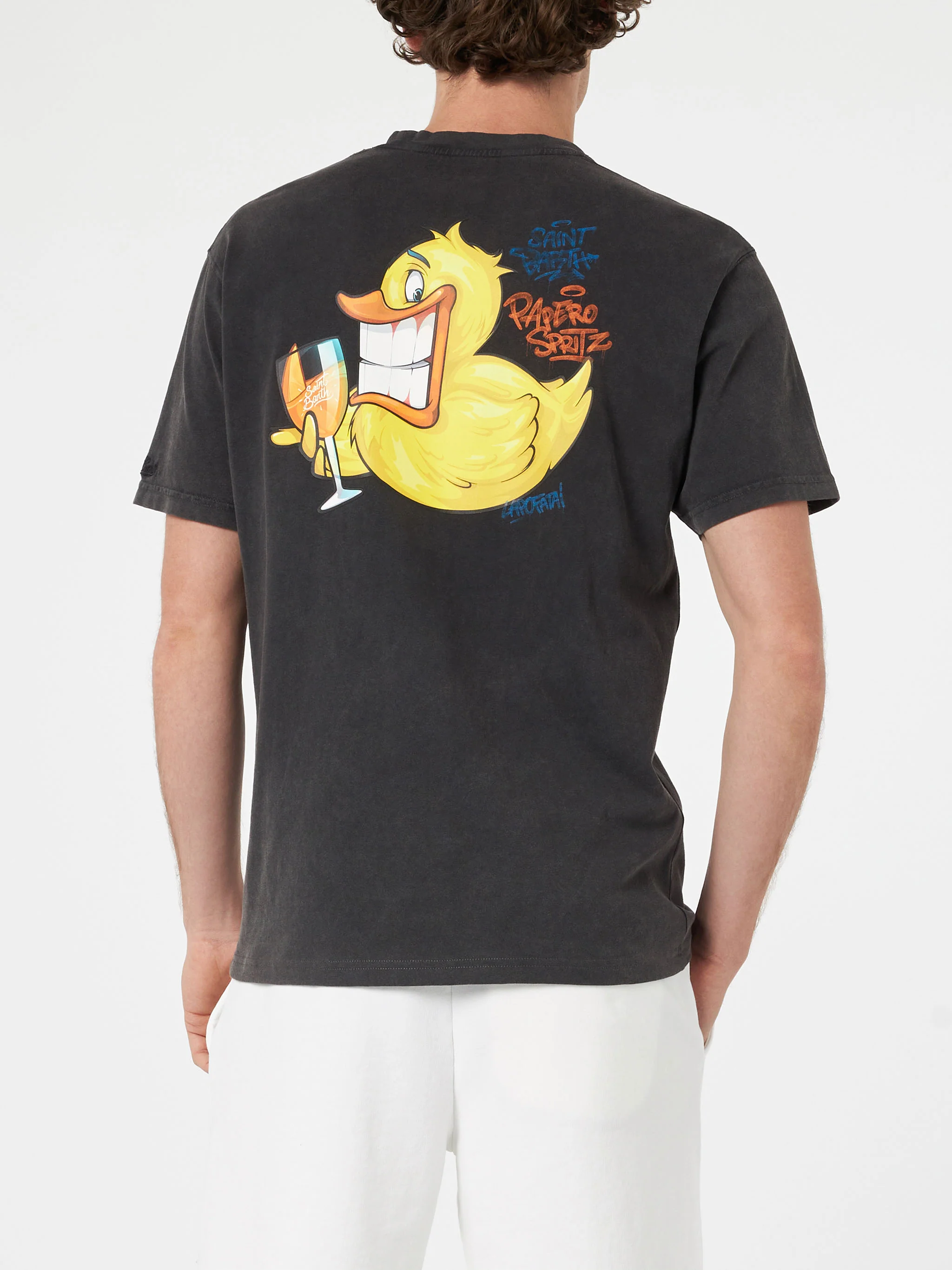 Jack cotton t-shirt with Cryptopuppets ducky print | Special Edition - Image 3