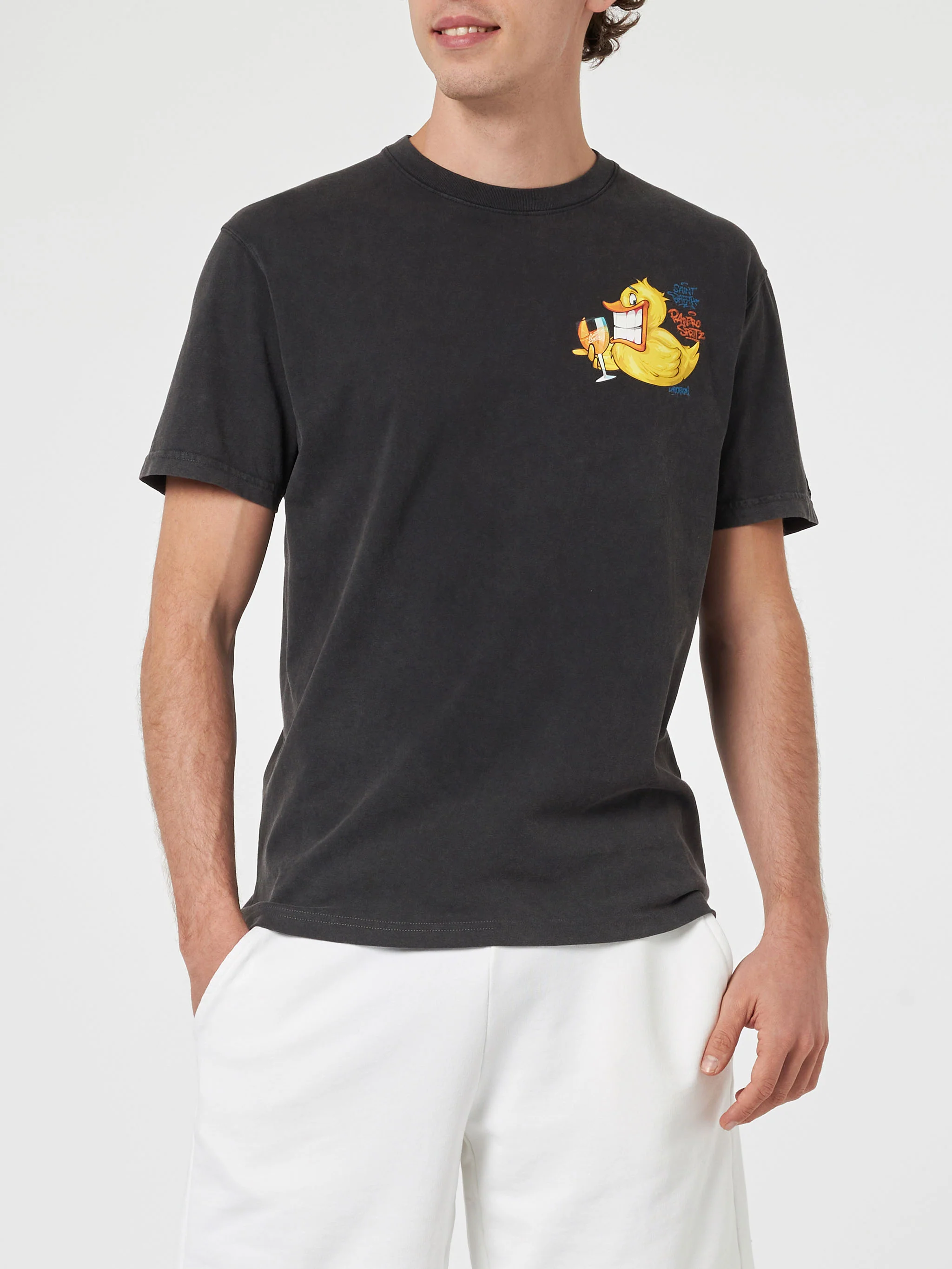 Jack cotton t-shirt with Cryptopuppets ducky print | Special Edition - Image 4