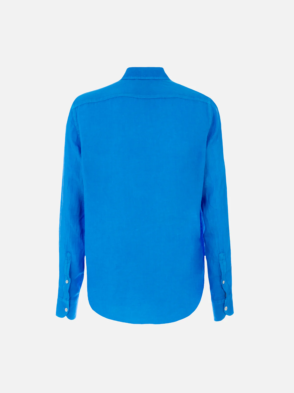 Pamplona watercolor bluette linen shirt - Image 5