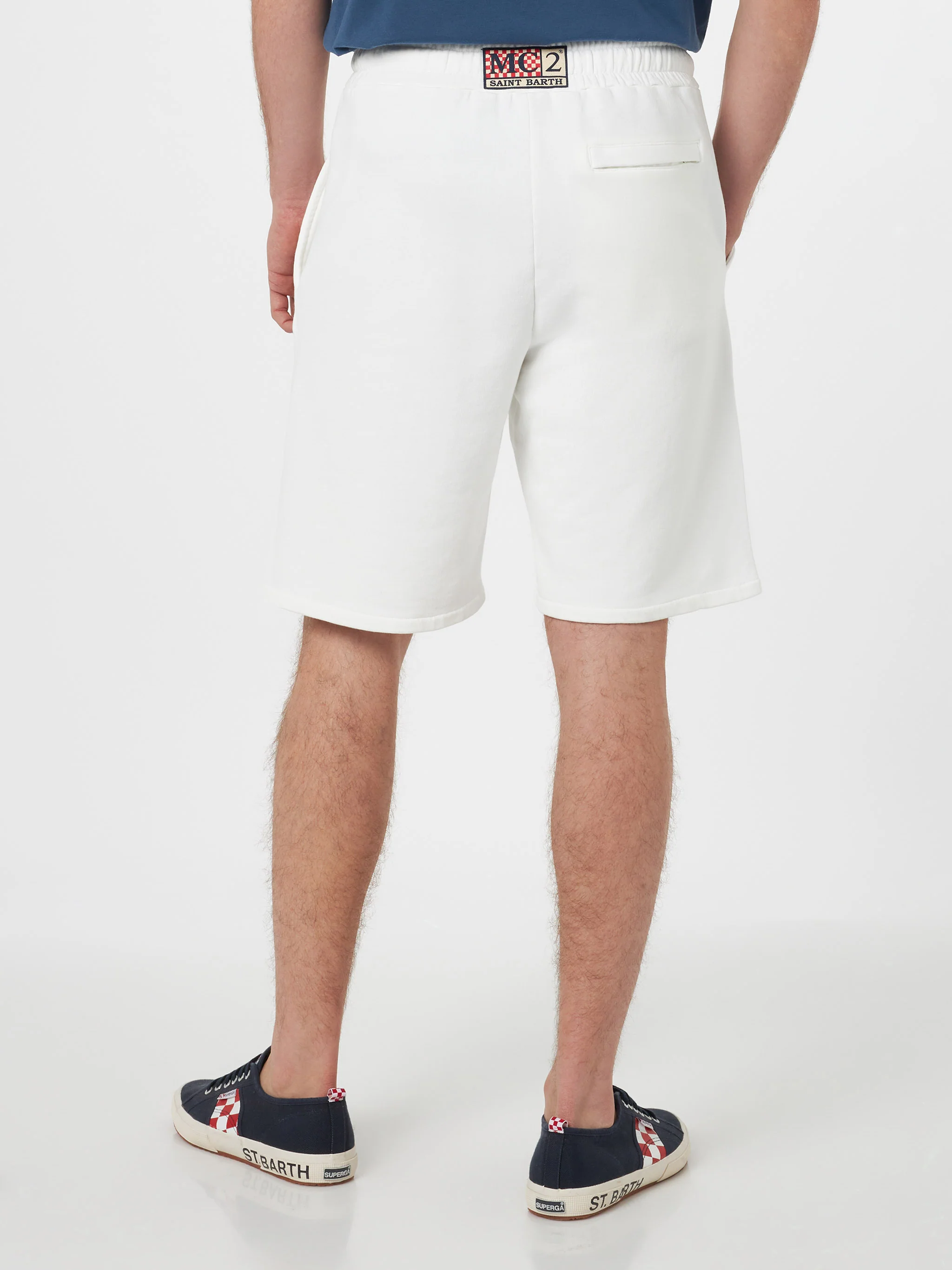 Randle white cotton bermuda shorts - Image 2