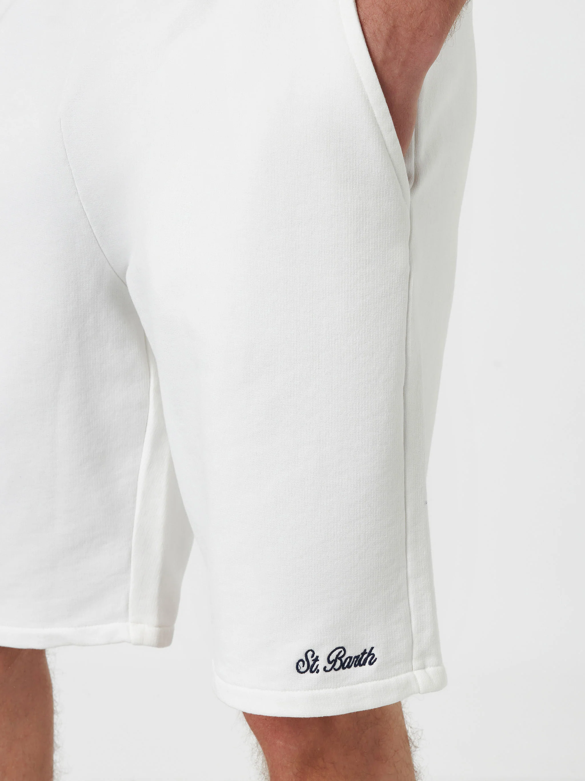 Randle white cotton bermuda shorts - Image 3