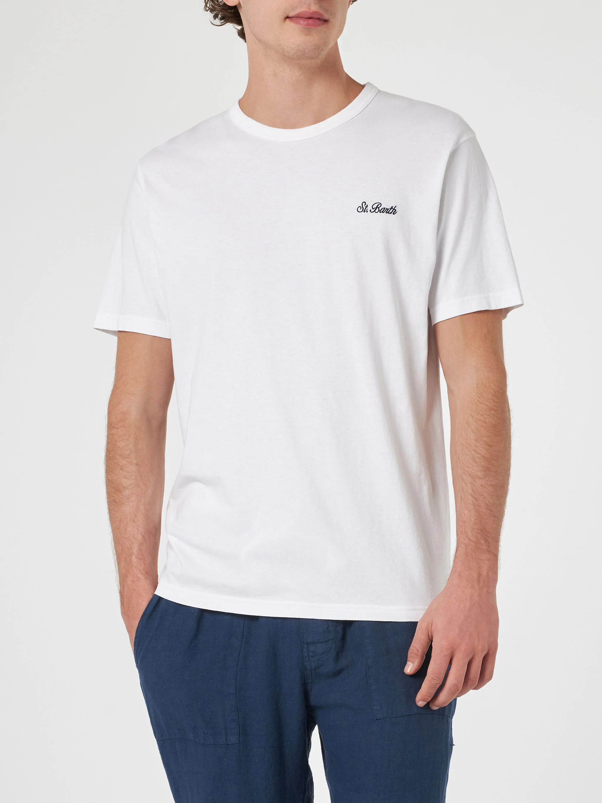Dover white cotton t-shirt - Image 3