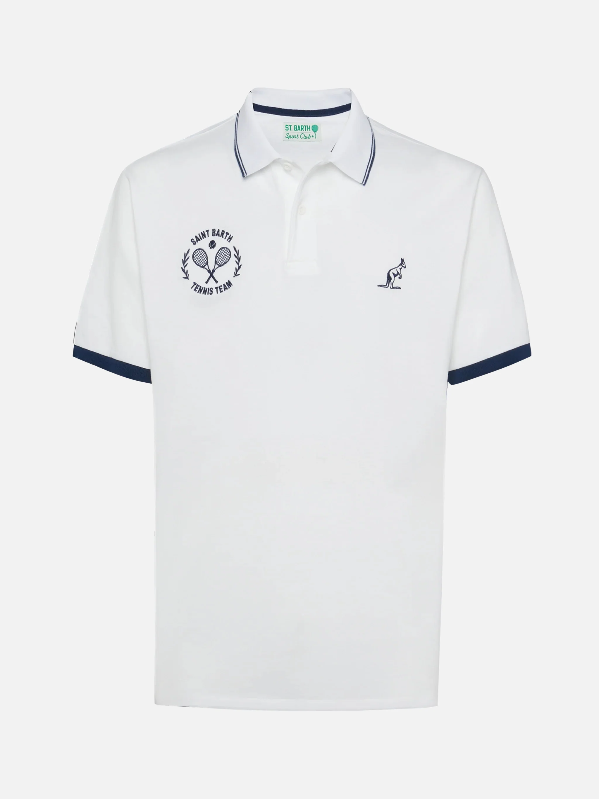 Beverly Hills white cotton piqué polo shirt | Special Edition - Image 4