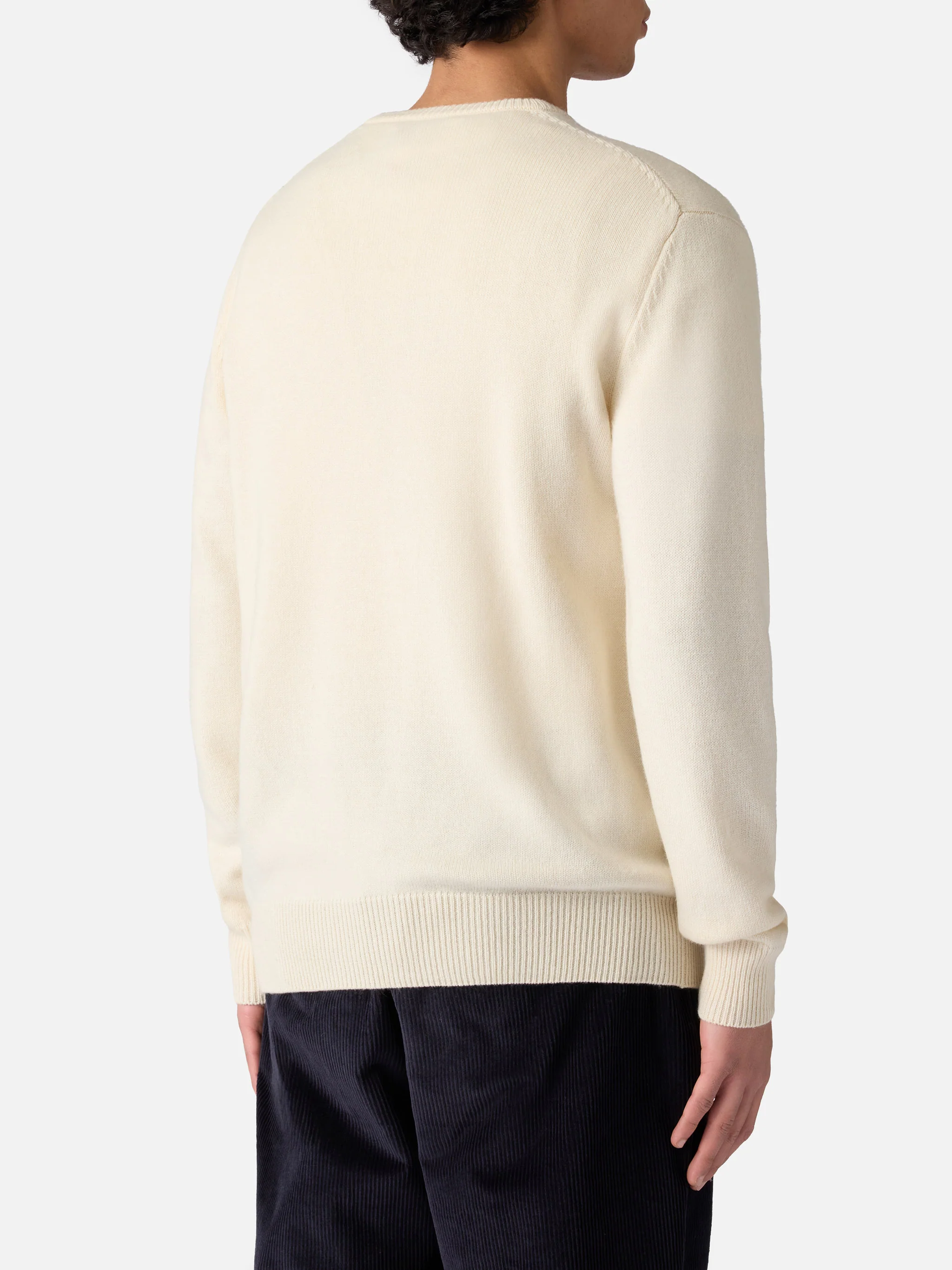 Heron Settimana in bianco embroidered sweater - Image 3