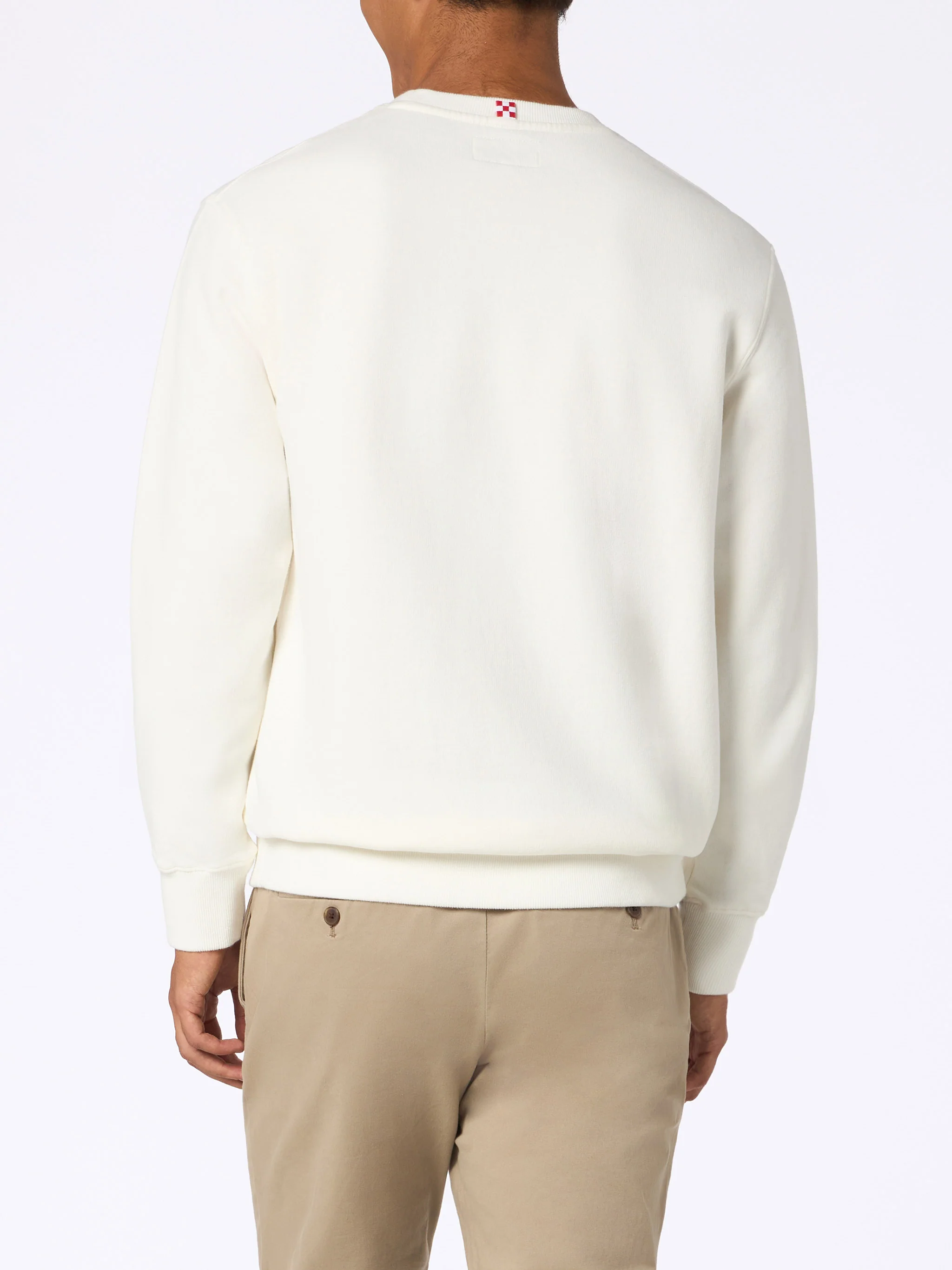 Soho sweatshirt with St. Barth Sport Club print in white - Image 3